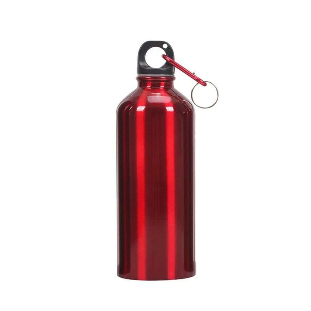 **Aluminum Sports Water Bottle - Lightweight & Leak-Proof for Cycling, Hiking & Gym - Portable Outdoor Water Bottle with Lid (Red) - Perfect for Workouts, Travel & Daily Hydration**