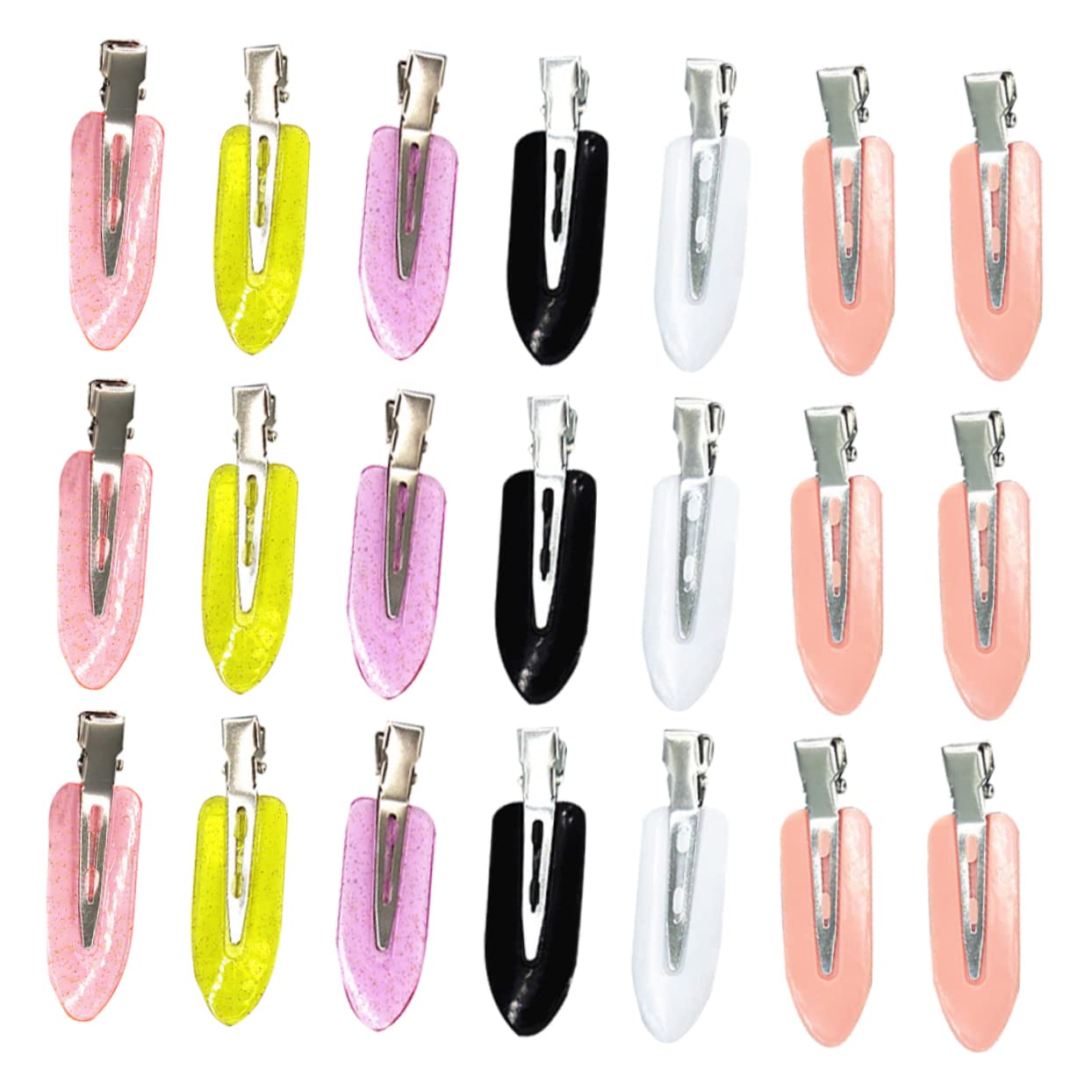 FOMIYES 50pcs Hair Clips for Women - Stylish Japanese Hairpins, Barrettes, Bangs Clips, Duck Billed Hair Accessories for Face Washing, Styling & Cosmetic Use - Perfect for Girls, Miss Metal Hairpins for Everyday, Salon & Home Use