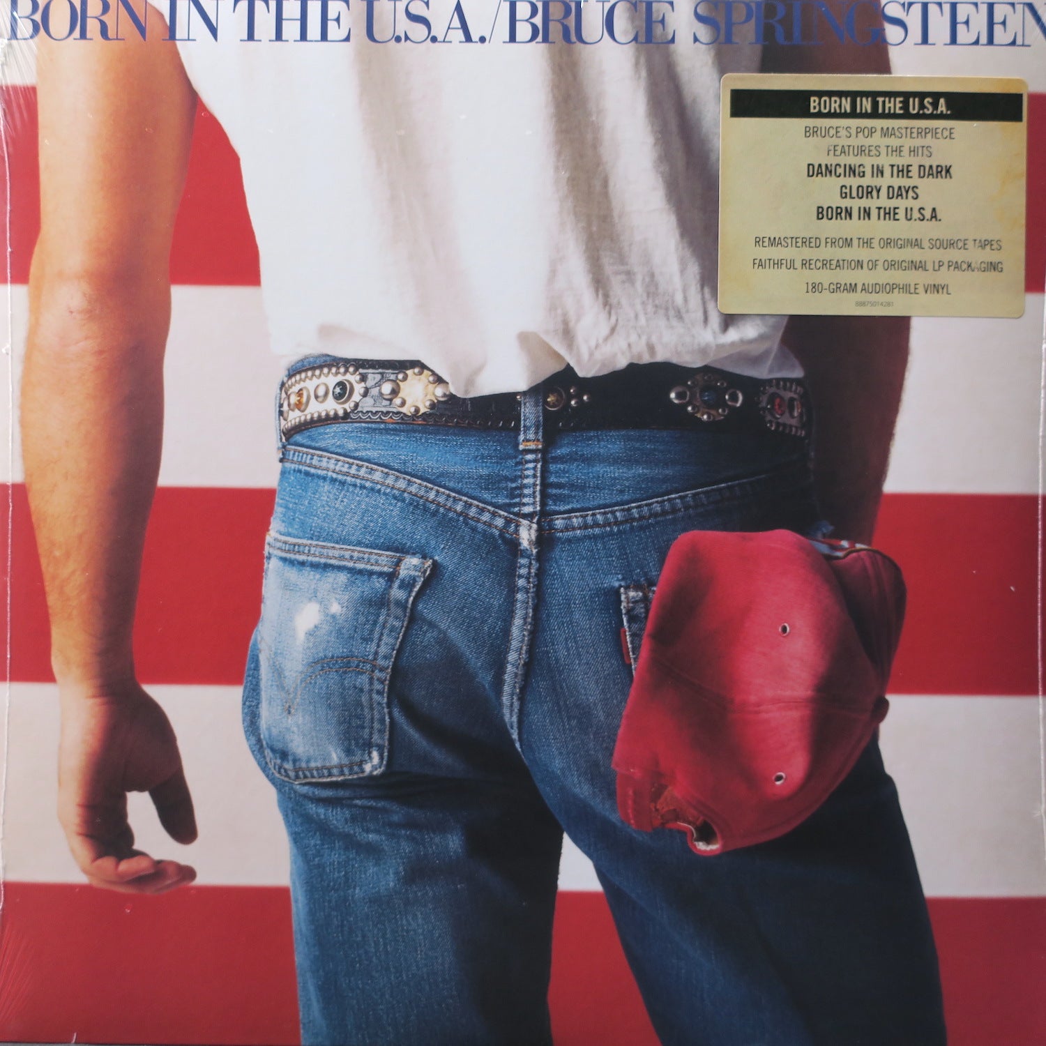 Bruce Springsteen 'Born In The USA' Vinyl LP Record - Classic Rock Music Album for Collectors & Music Lovers - Perfect for Home Listening, Gifts & Vinyl Collections