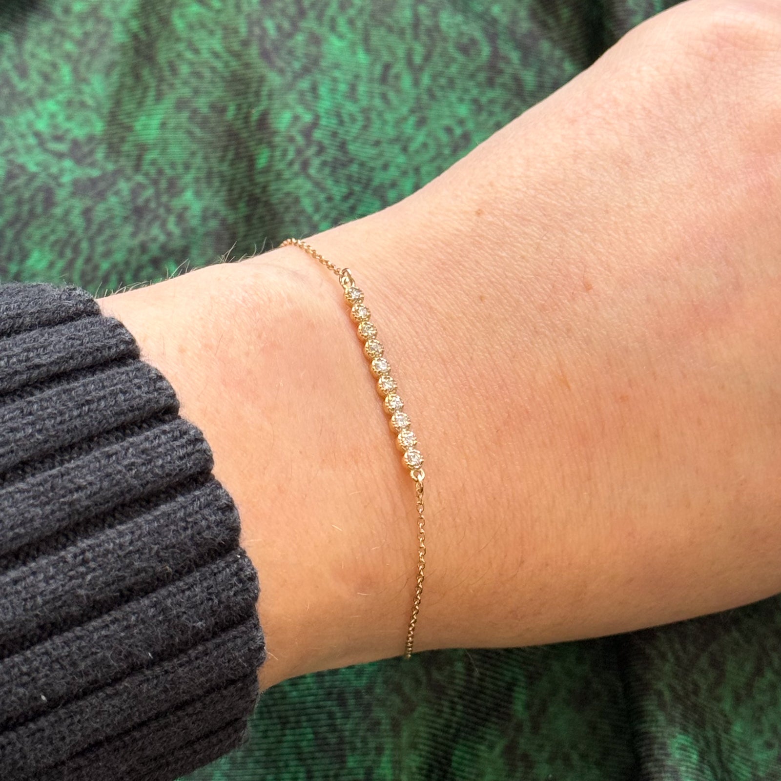100 Ways Diamond Bracelet | 0.14ctw | 7.5 Inches | Adjustable Stackable Tennis Bracelet for Women | Perfect for Weddings, Anniversaries & Everyday Elegance