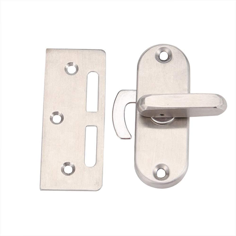 90 Degree Sliding Door Lock - Right Angle Privacy Latch for Sliding Barn Doors & Moving Doors | Secure Home, Office & Closet Use