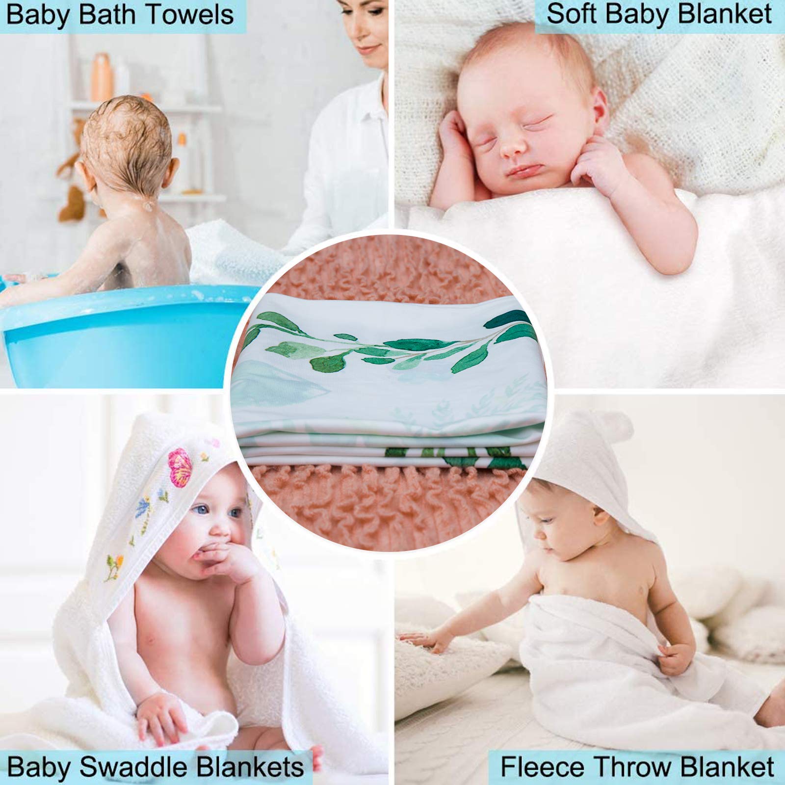 Soft Forest Red House Farm Animals Baby Monthly Milestone Blanket - 48x48 Inch Cute Cartoon Photo Background Blanket for Newborn Photography, Nursery Decor & Memory Keepsake | Perfect for Girls & Boys First Year Milestones