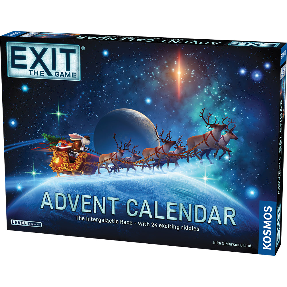 EXIT: The Game Advent Calendar - The Intergalactic Race | Escape Room Puzzle Game for Adults & Teens | Perfect for Holiday Gifts & Family Game Nights | Coming Summer 2025