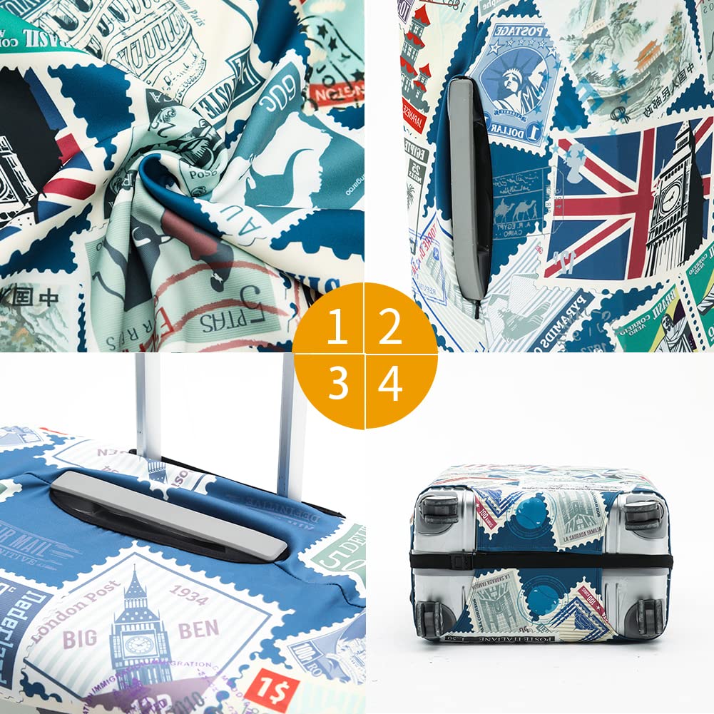Travelkin Luggage Cover - Waterproof Suitcase Protector for 18-21 Inch Carry-On Bags | Perfect for Air Travel, Business Trips & Vacation Protection