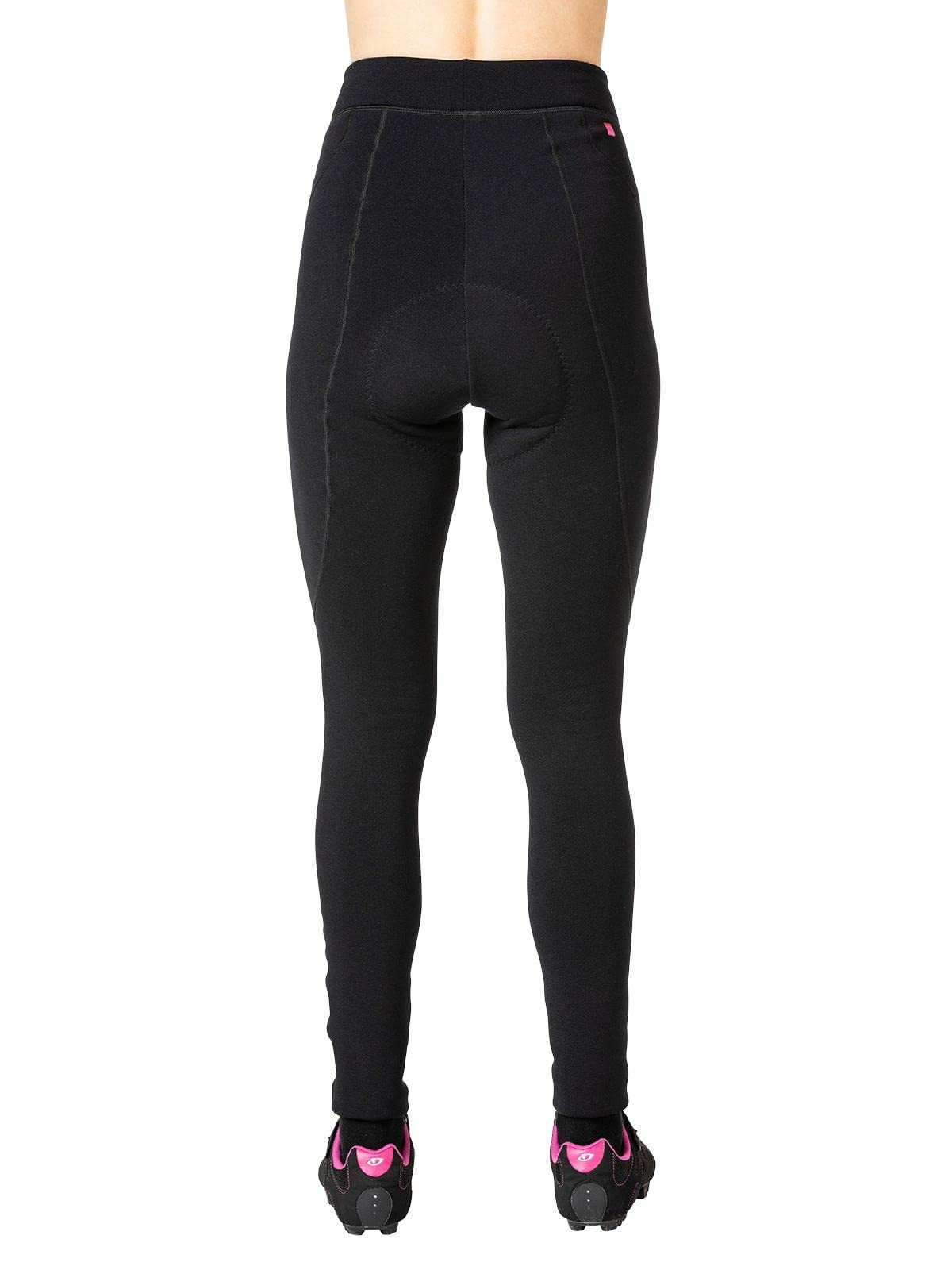 Thermal Cycling Padded Bike Pants for Women - Pro Fleece-Lined Biking Tights with 29