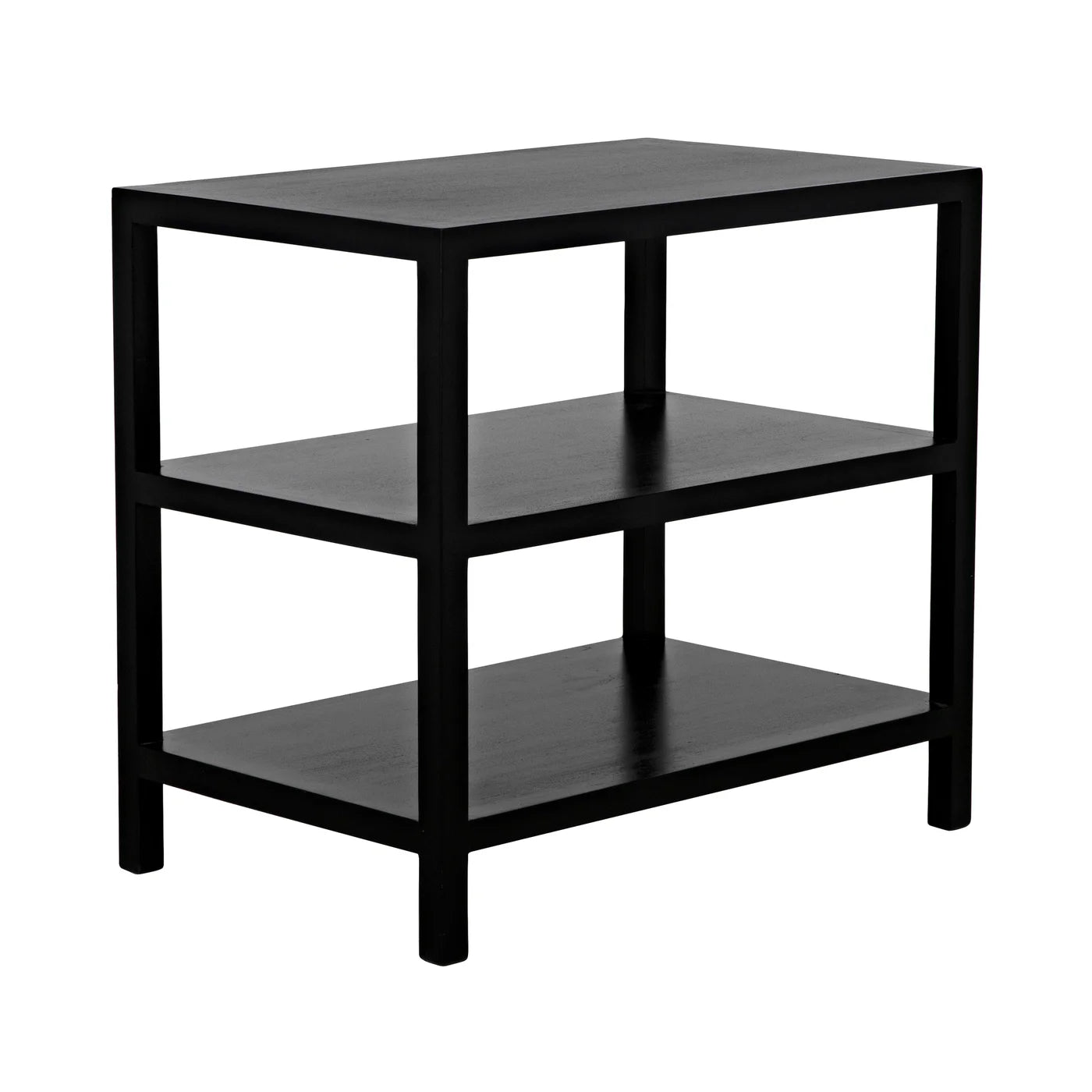 3-Tier Shelf Table 28x18x26 Inches - Sturdy Side Table for Living Room, Bedroom, Office - Perfect for Storage, Display & Organization