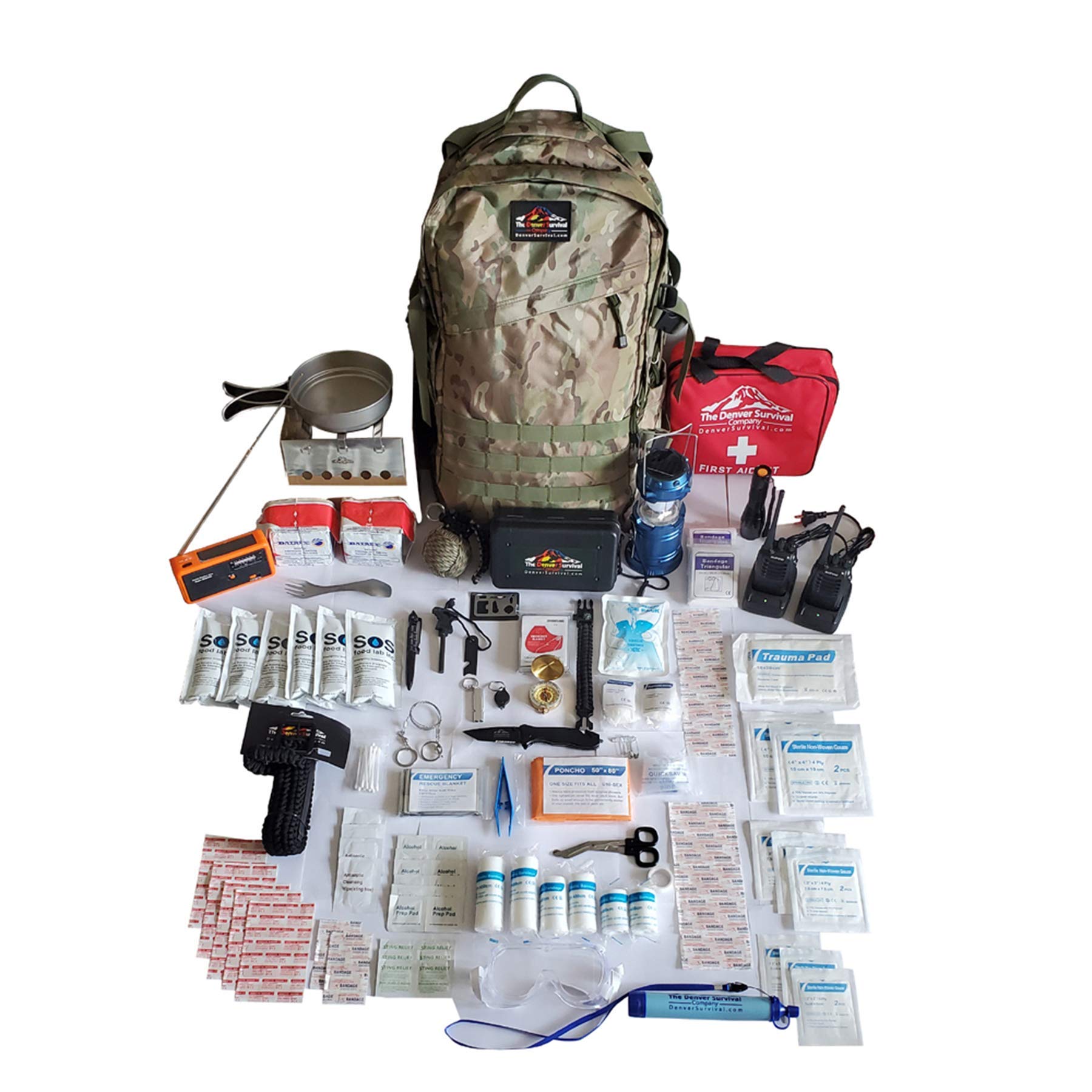 Ultimate Bug Out Bag III Premium Emergency Survival Kit - Newest Version for Outdoor Adventures, Camping, Hiking & Disaster Preparedness