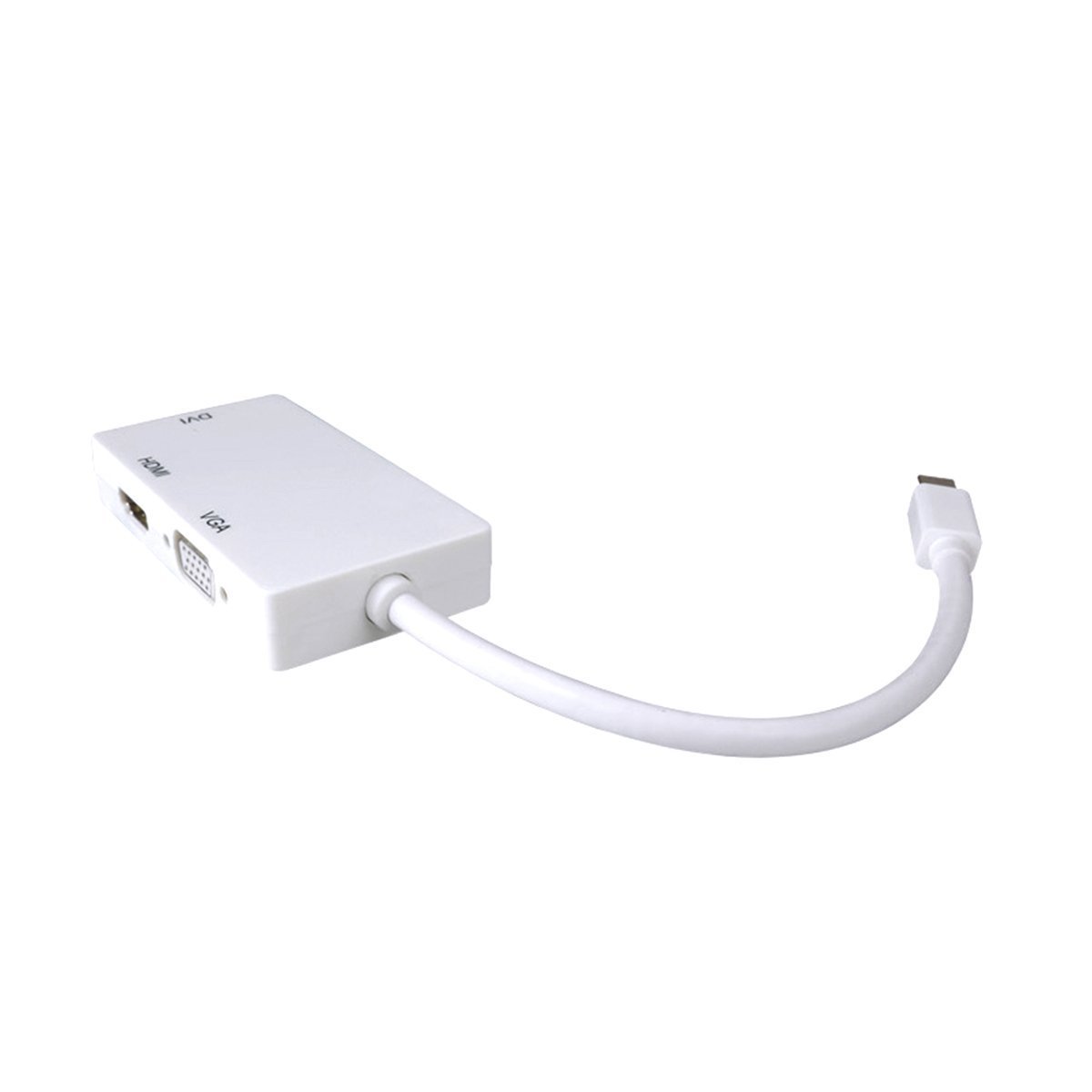 Mini DisplayPort to HDMI VGA DVI Adapter - Thunderbolt Compatible for MacBook Pro/Air - Connect External Monitors for Work & Gaming