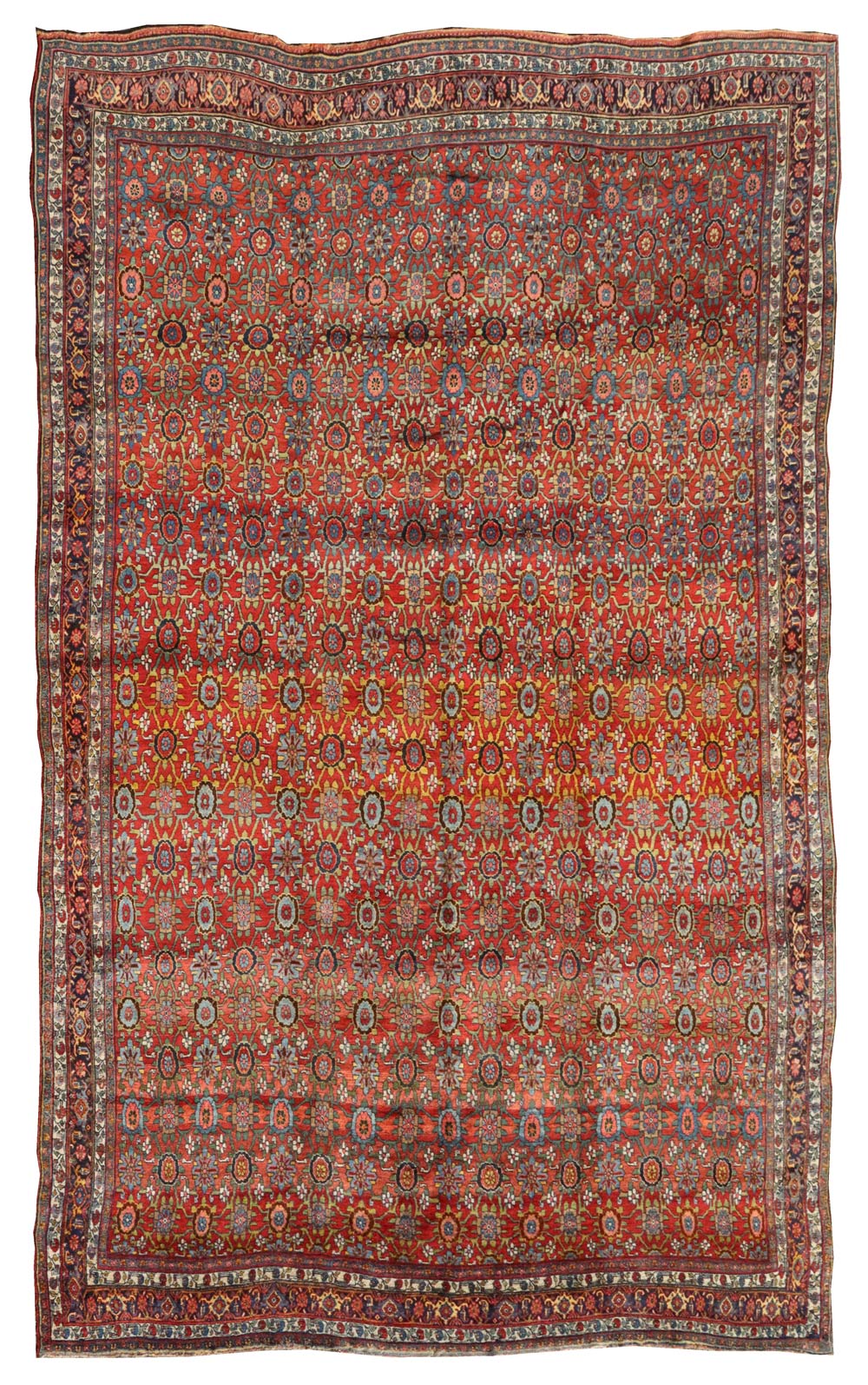 Antique Bijar Handwoven Tribal Rug J67791 - Authentic Persian Wool Carpet for Living Room, Bedroom & Home Decor