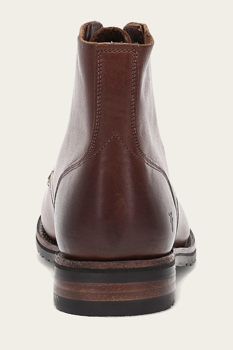 Barrett Cognac Leather Lace-Up Boots for Men - Stylish & Comfortable Footwear for Casual Outings, Work & Everyday Wear