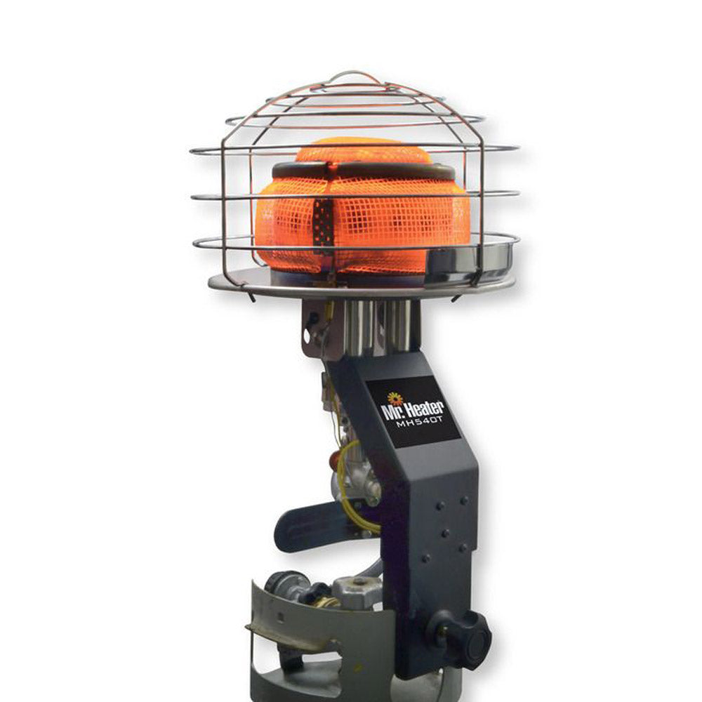 Mr. Heater F242540 45,000 BTU 540° Propane Tank Top Heater - Portable Outdoor Heater for Camping, Garage, Worksite & Patio Use