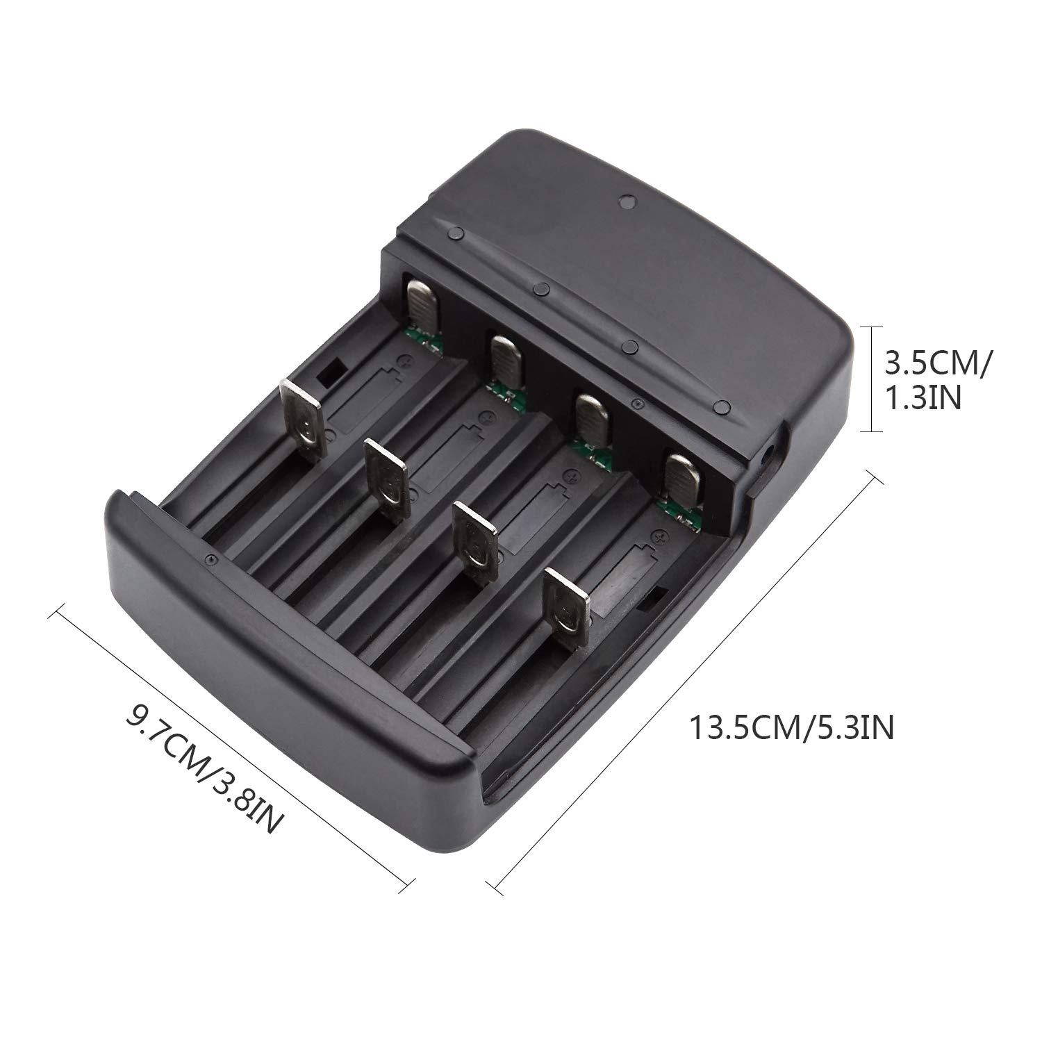 Universal USB Smart Battery Charger for 14500 3.2V AA 700mAh LiFePO4 Rechargeable Batteries - Fast Charging for Flashlights, Toys & Electronic Devices