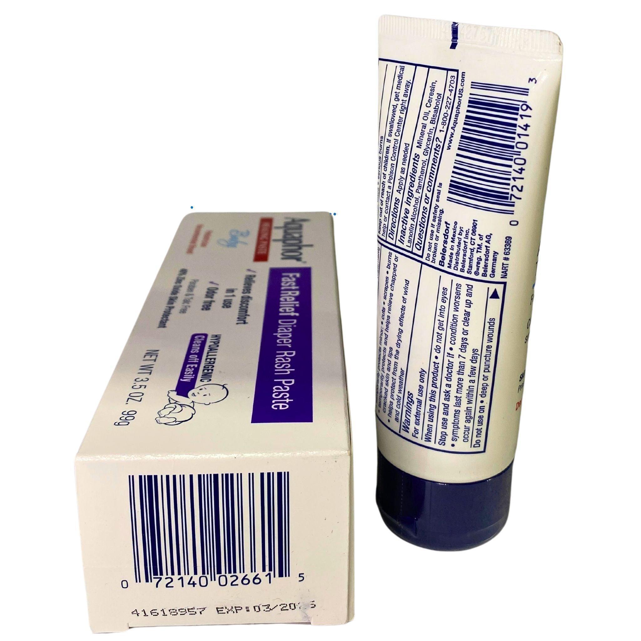 Aquaphor Healing Ointment Baby Care - 48 Pack | Diaper Rash Cream & Skin Protectant for Babies | Perfect for Diaper Changes & Dry Skin Relief