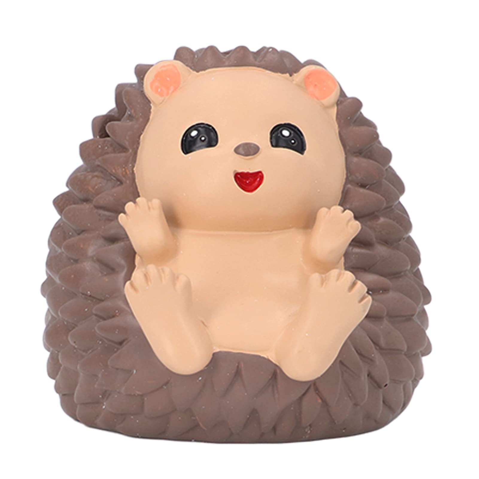 Cute Resin Hedgehog Pen Holder for Desk - Cartoon Office Pencil Organizer with Phone Stand | Perfect for School, Home & Office Organization