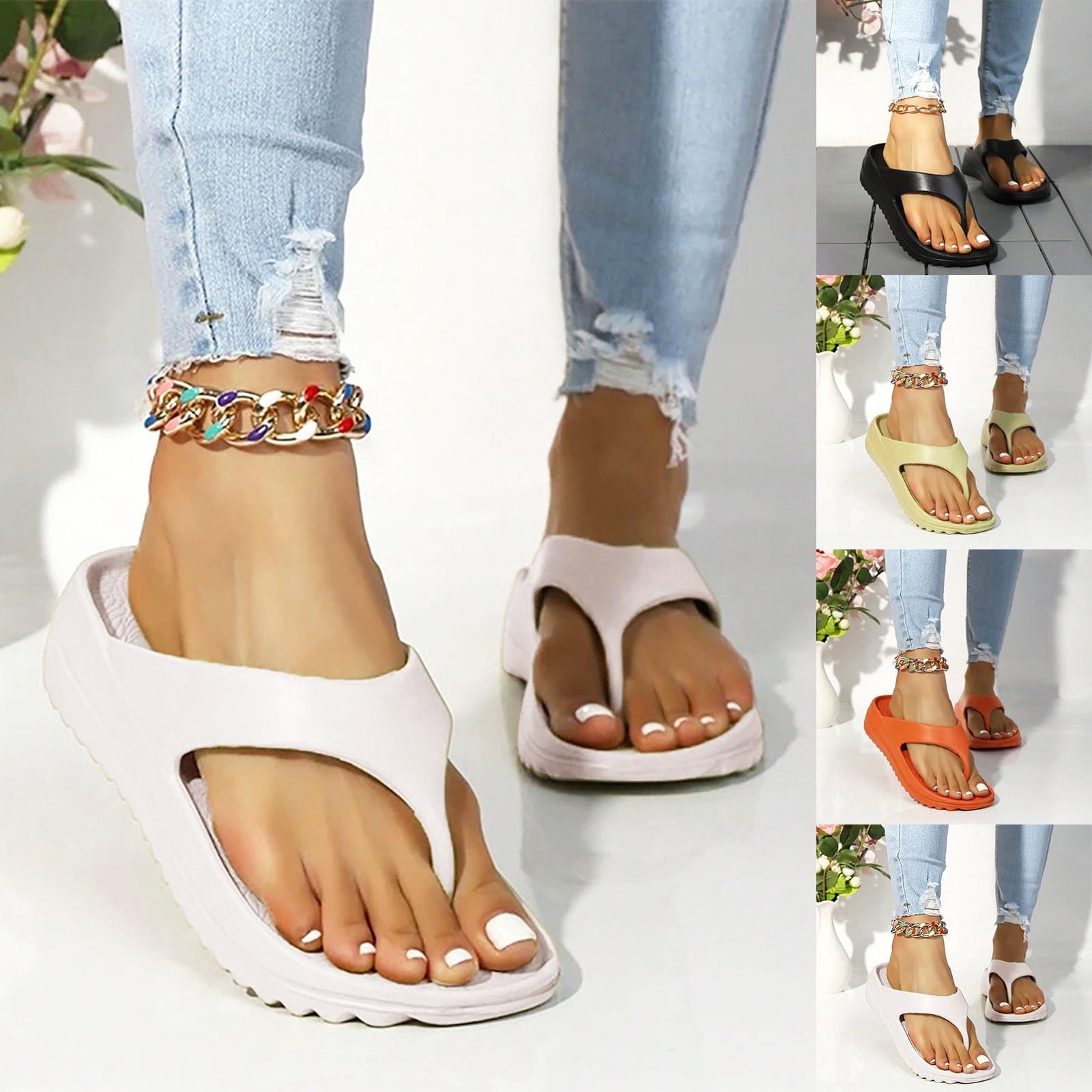 **TUQIDEWU Women's Orthopedic Sandals 2024 – Lightweight Dressy Open-Toe Beach Sandals with Non-Slip Sole | Perfect for Walking, Travel & Summer Outfits**