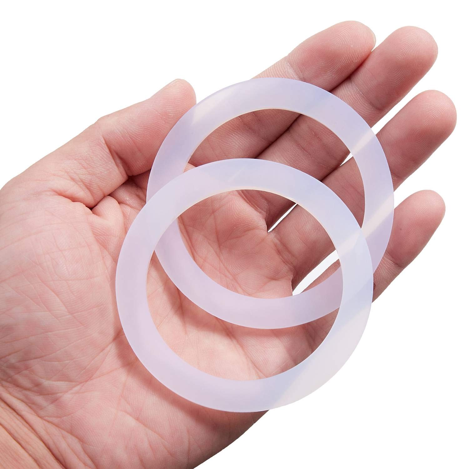 8-Pack Food Grade Silicone Gasket Seal Rings for Bialetti Moka Express 6-Cup Stovetop Coffee Maker - Heat Resistant Replacement Seals for Aluminum Coffee Pots - Perfect for Home Brewing & Espresso Making