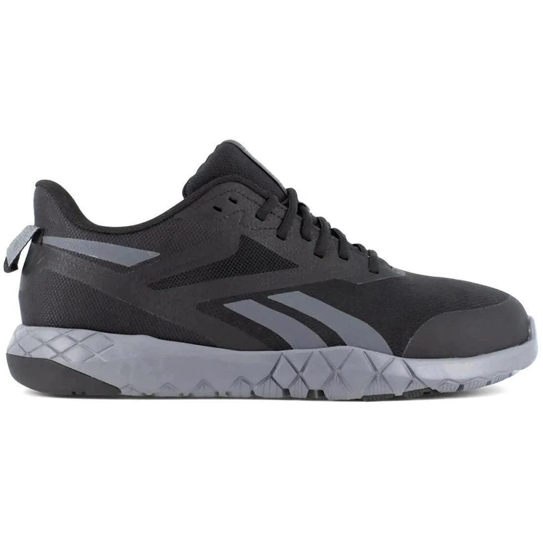 Flexagon Force XL Composite Toe Athletic Work Shoes for Men - Black Safety Shoes for Construction, Warehouse & Outdoor Work | Lightweight & Comfortable