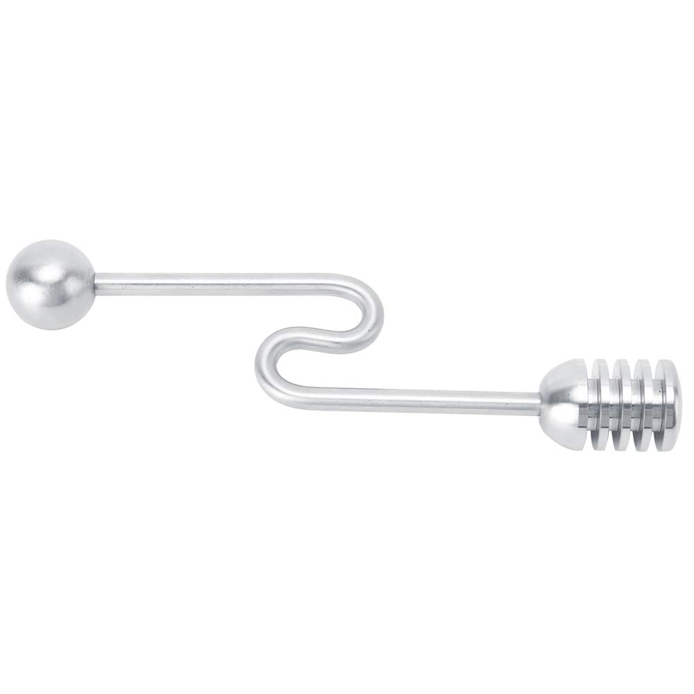Double Headed Screw Honey Spoon - Hygienic Kitchen Gadget for Home & Office - Perfect for Coffee, Tea, and Dessert Serving