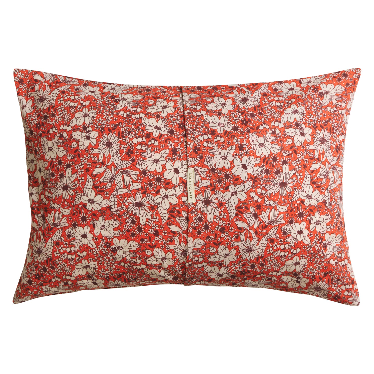 Evette 100% Cotton Pillowcase Set - Soft & Breathable Bedding for a Comfortable Sleep - Perfect for Home, Hotel, and Travel Use (Scarlet)