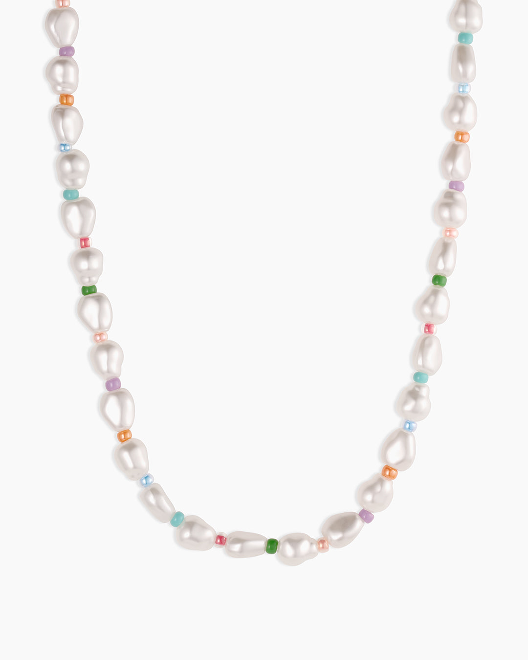 Pearl Rainbow Cove Necklace - Elegant & Colorful Jewelry for Women | Perfect for Weddings, Parties & Everyday Wear