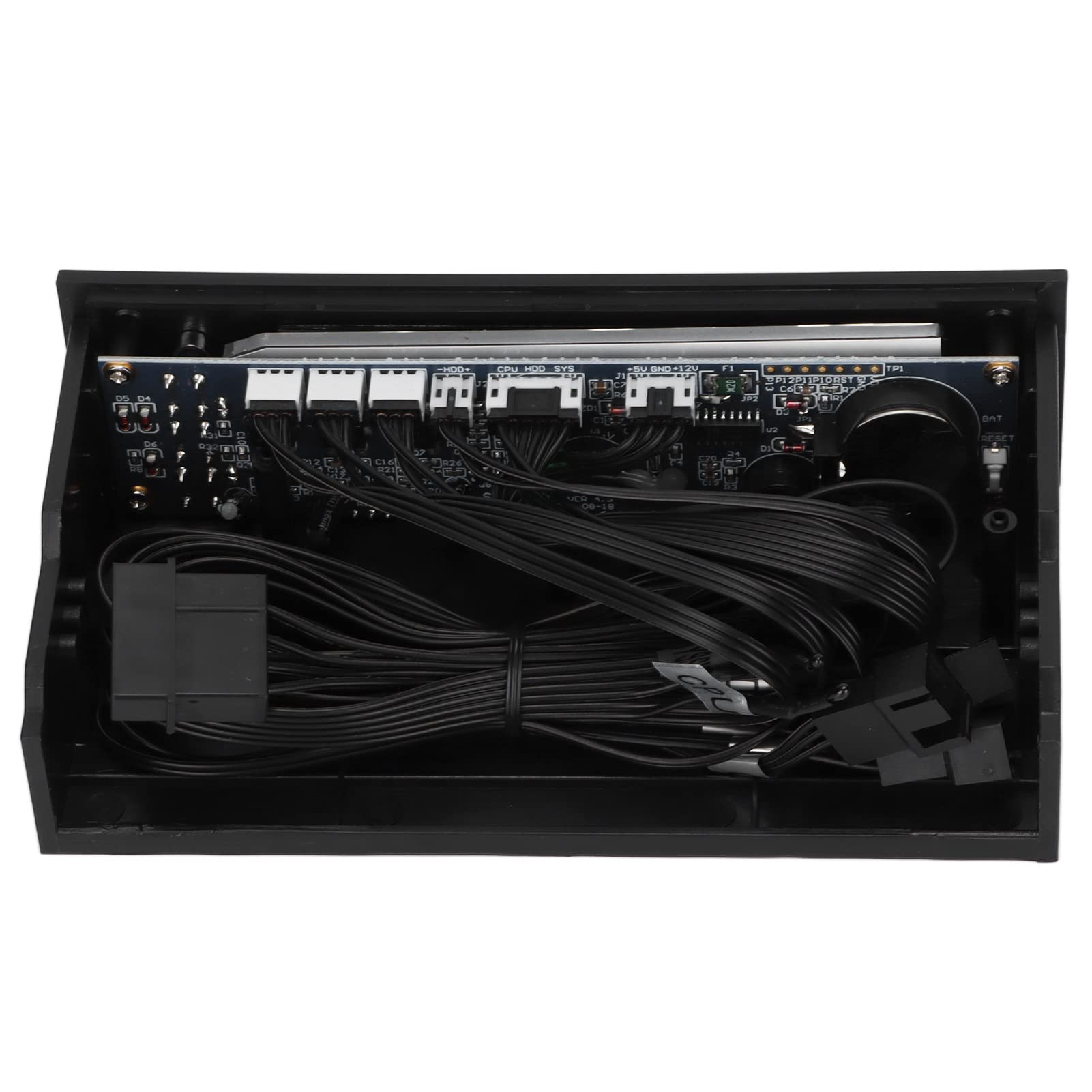 Velaurs Computer Fan Controller - Adjustable CPU Temperature Alarm & Cooling System for PC Gaming, Workstation, and Home Office Use