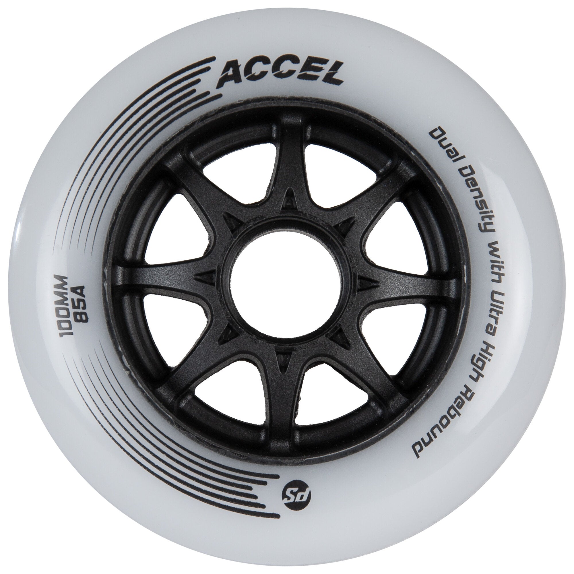 ACCEL 100mm 85A Skateboard Wheels - 8 Pack for Smooth Cruising & Street Skating | High-Performance Wheels for Longboard & Skateboard Enthusiasts