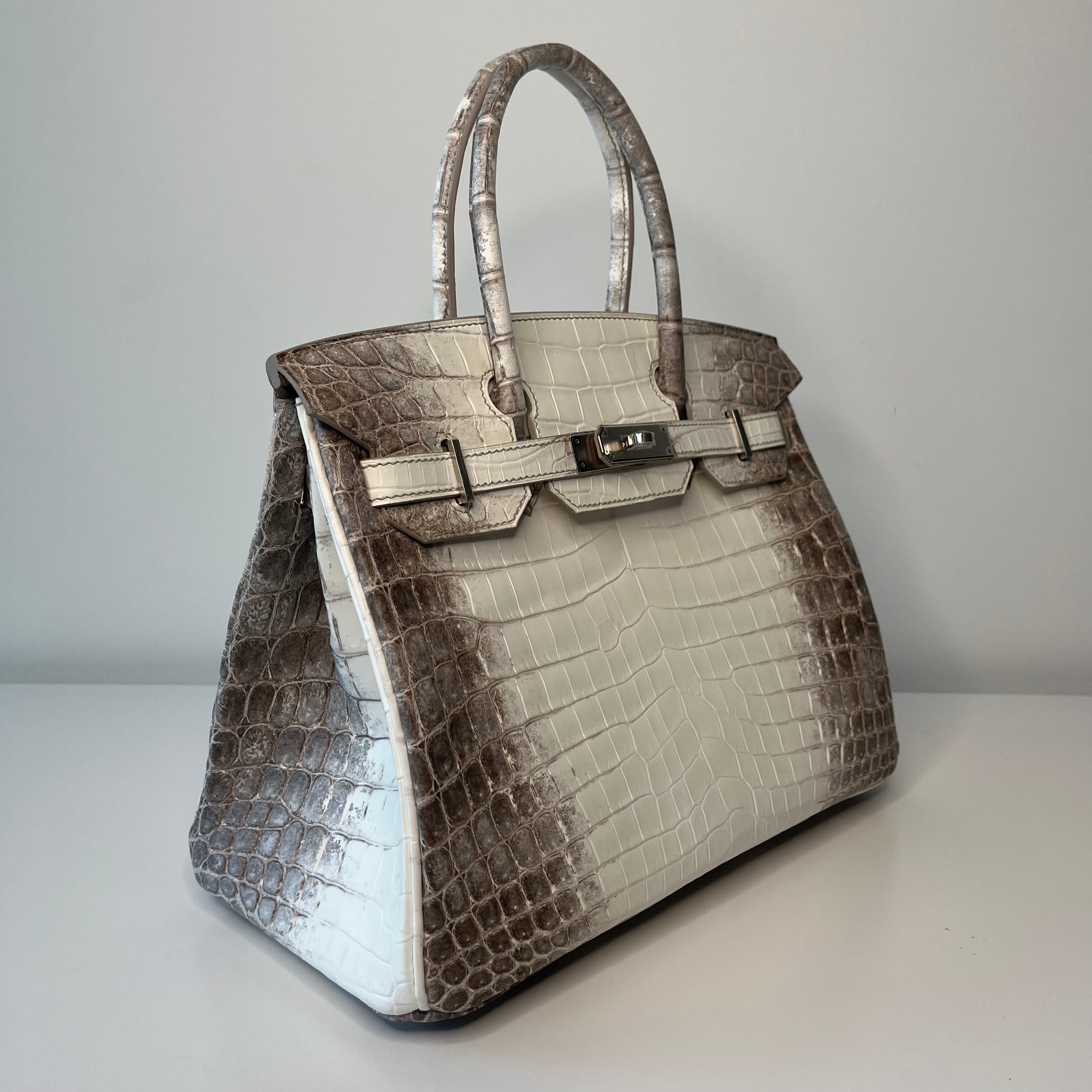 Luxury Hermès Birkin 30 Himalaya Matte Palladium Hardware Handbag - Perfect for High-End Fashion, Special Occasions & Collector's Items