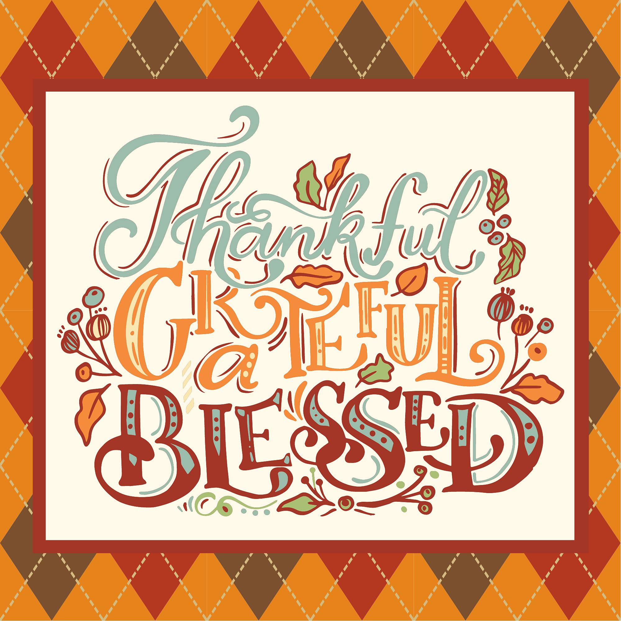 Handmade Thanksgiving Harvest Deco Mesh Wreath - 24 & 28 Inch Grateful Blessed Decor for Front Door, Mantel & Holiday Home Decor