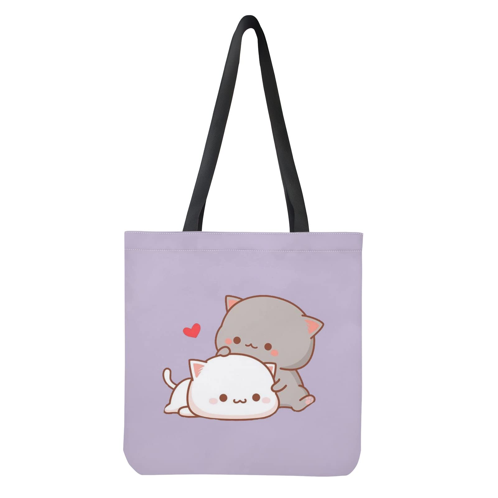 Eco-Friendly Canvas Tote Bag for Women - Reusable Grocery Shopping & School Book Bag - Perfect for Daily Commute, Beach Trips & Farmers Market
