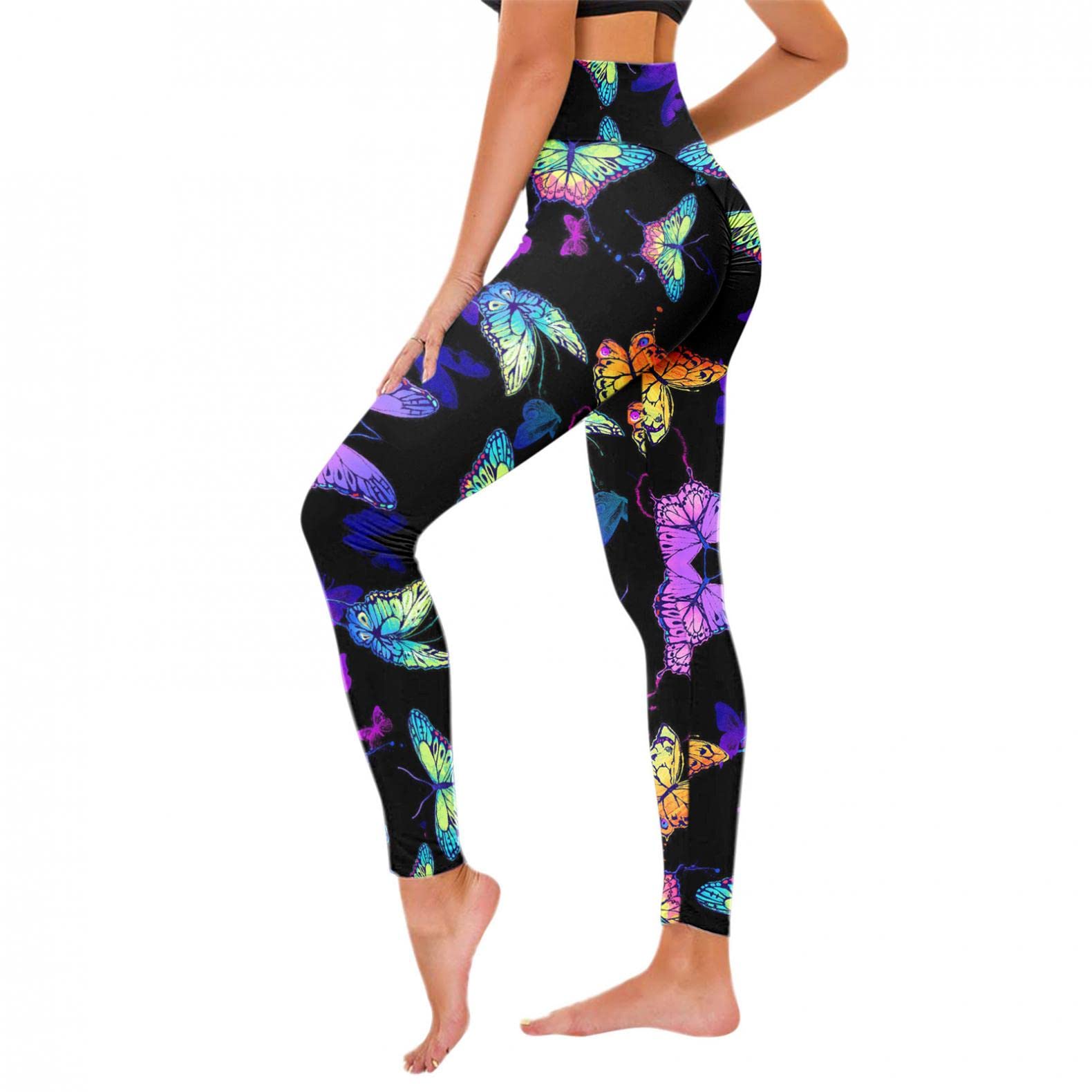 VZDSDDEF Women's High Waisted Yoga Pants with Tummy Control - Slimming Booty Leggings for Running, Pilates & Gym Workout - Skinny Fitness Pants for Women (JM28) - Perfect for Yoga, Lounge & Everyday Wear