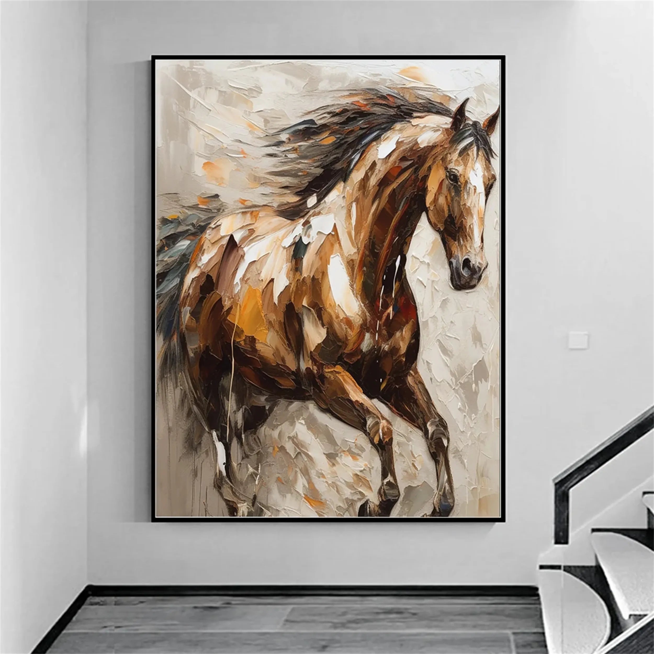 Animal Art Painting #AP044 - Handmade Wildlife Canvas Art for Home & Office Decor | Perfect for Living Room, Bedroom, or Gift