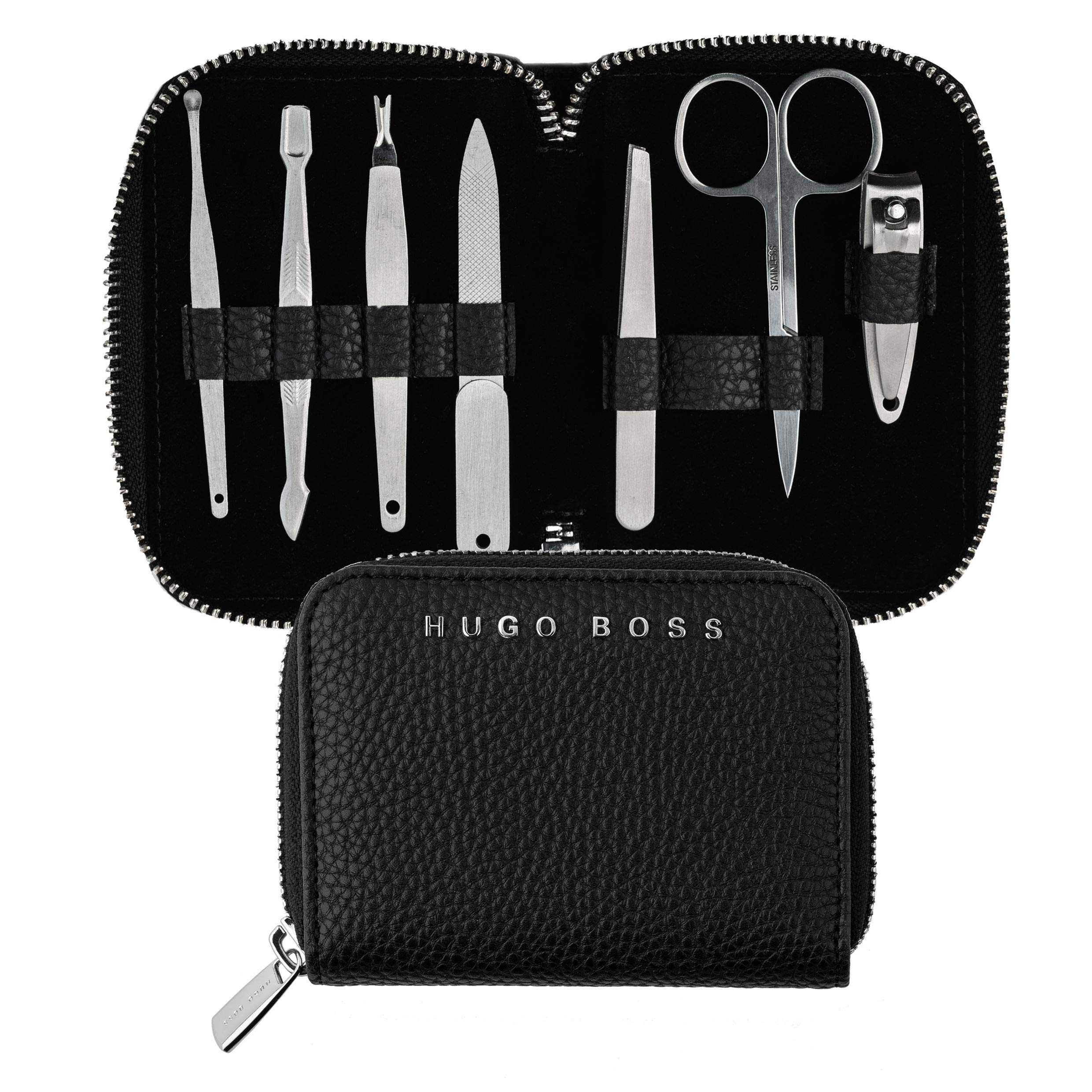 Professional Black Manicure Set - Complete Nail Care Kit for Home & Salon Use | Perfect for DIY Nails, Gifts & Travel Essentials