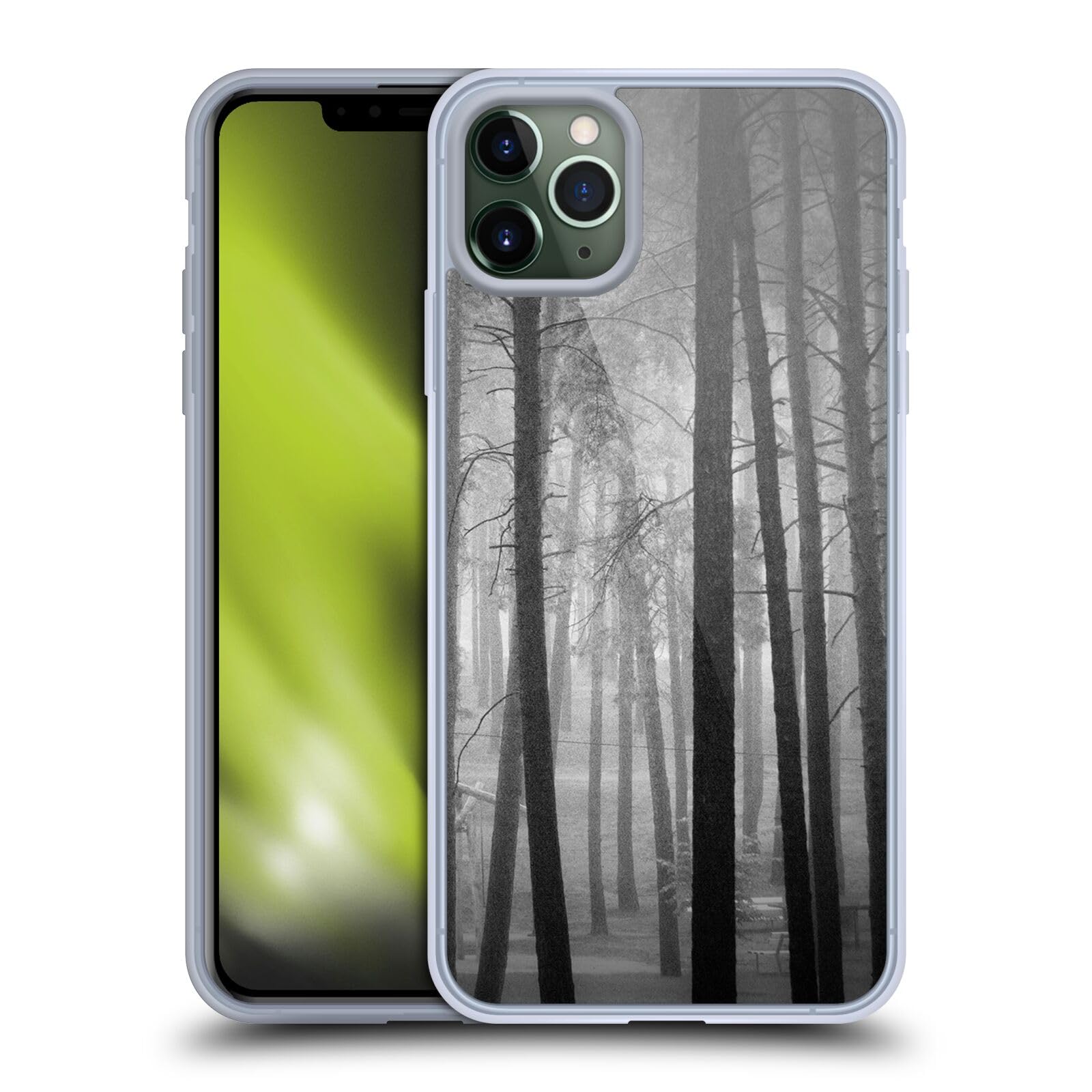 Officially Licensed Dorit Fuhg Pines Travel Stories Soft Gel Case for Apple iPhone 11 Pro Max - Durable Protective Phone Cover with Unique Design, Perfect for Travel, Daily Use & Gift Giving