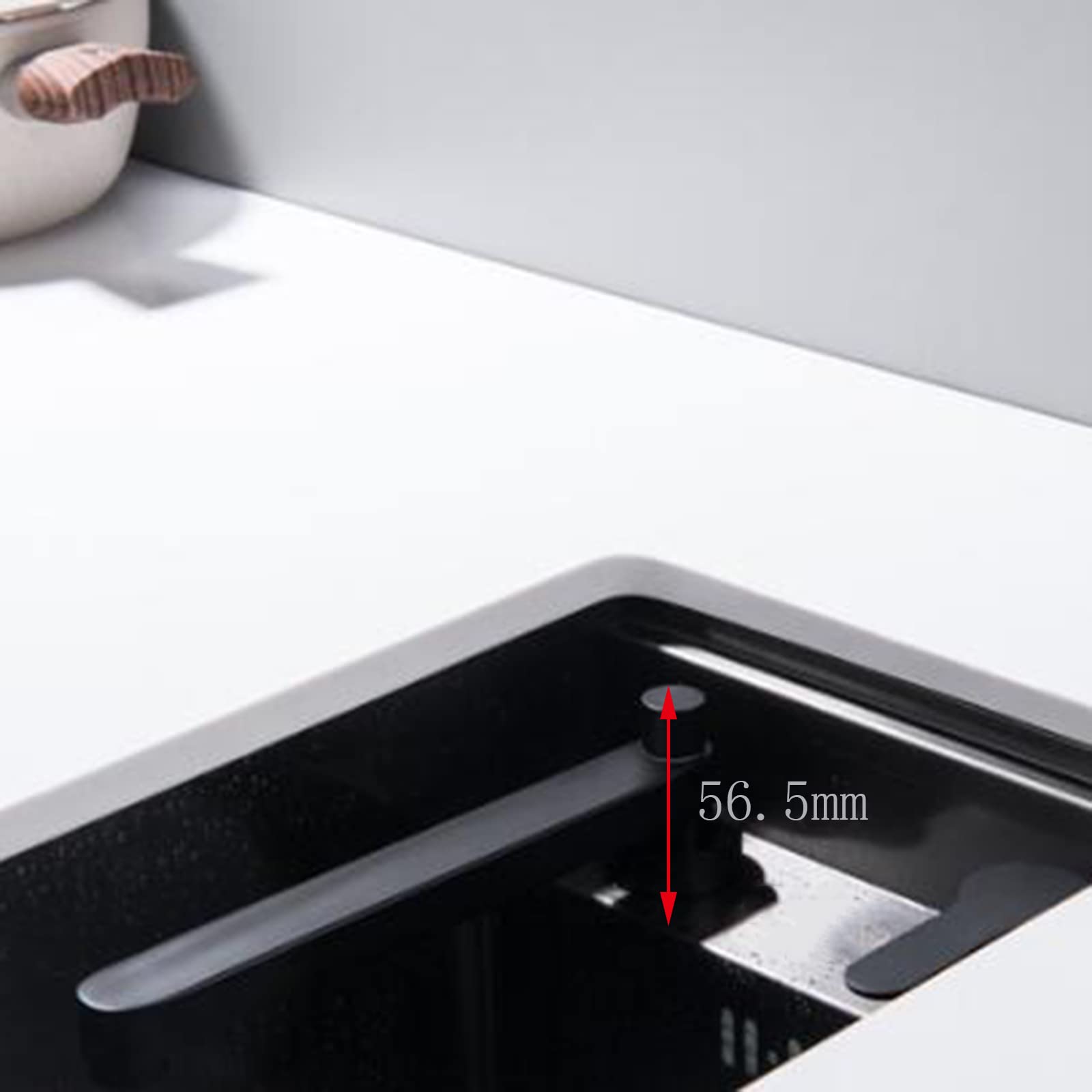 3-Way Black Stainless Steel Kitchen Faucet with Swivel Spout - Pull Down Sprayer for Sink - Can Open Windows - Perfect for Modern Kitchens, Restaurants & RVs