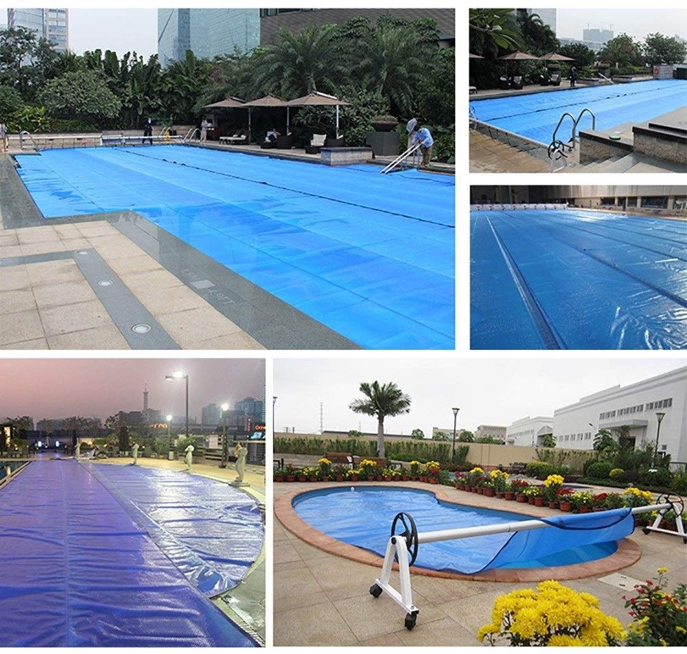 Premium Solar Pool Cover 10ft×23ft - Heavy Duty Rectangle Solar Blanket for In-Ground & Above-Ground Swimming Pools, Inflatable & Frame Pools - UV Resistant, Heat Retention - Perfect for Summer, Winter Pool Protection & Energy Savings