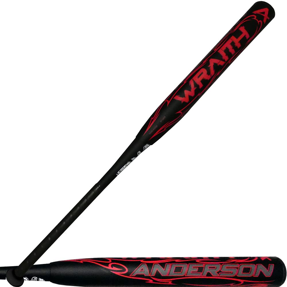 **Anderson Wraith USSSA Slowpitch Softball Bat – 14” Barrel, ½ oz End Loaded, Two-Piece Composite (2022 Model) – Perfect for Competitive Leagues & Home Run Hitters**