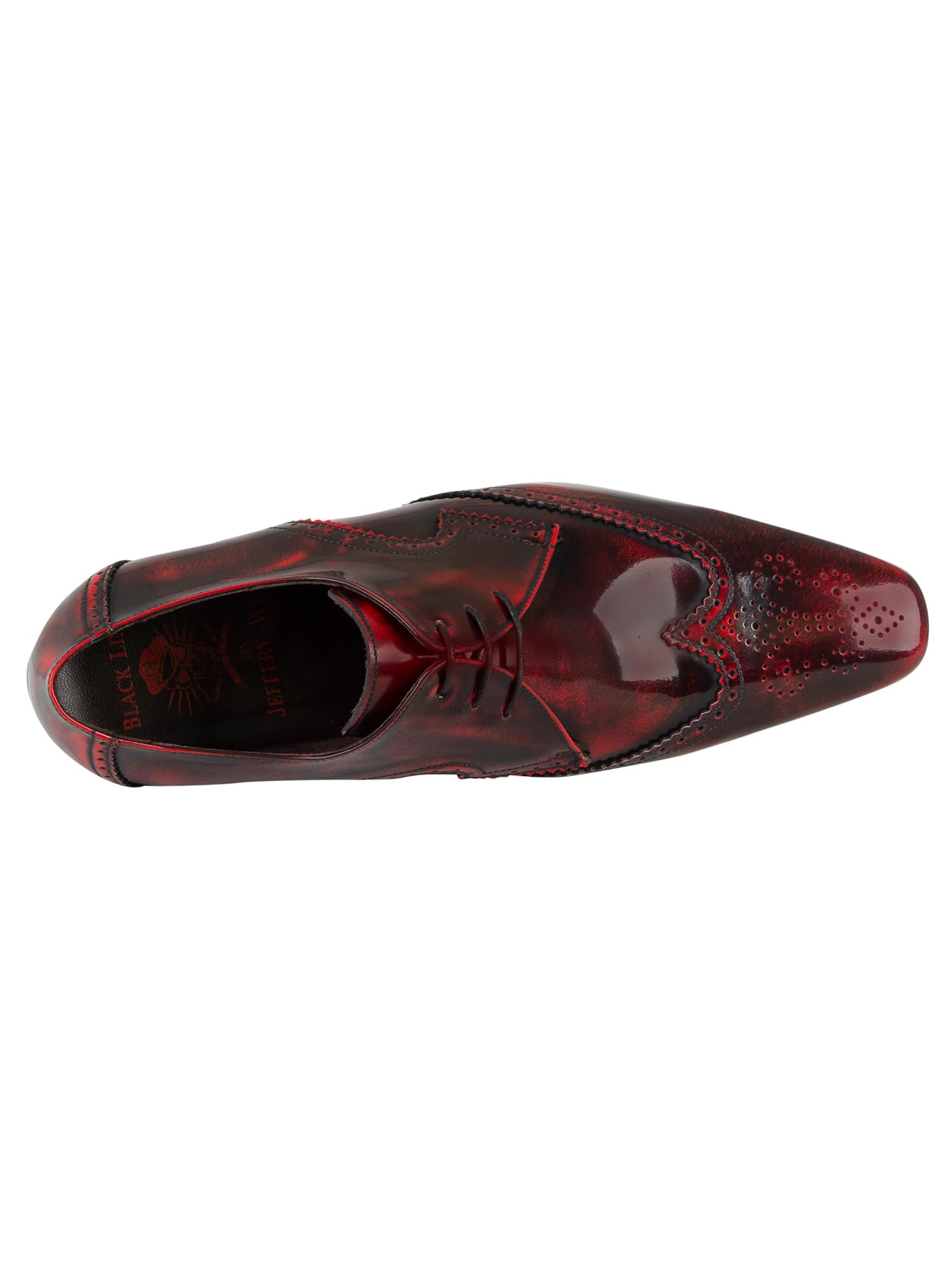 Premium Men's Red Polished Leather Dress Shoes - Elegant Formal & Business Attire for Weddings, Office & Special Occasions