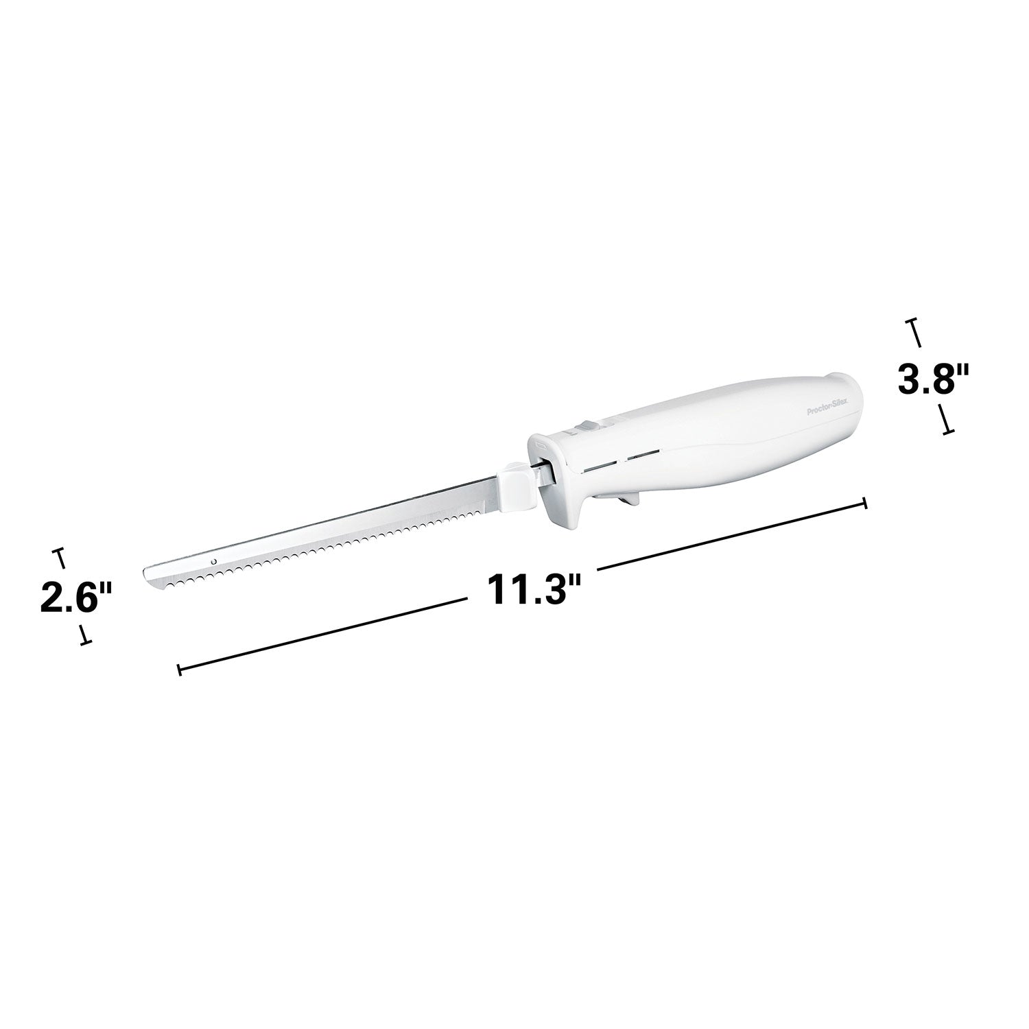 Proctor Silex 74311Y Electric Knife - Corded Electric Carving Knife for Turkey, Roast, Ham & Bread - Perfect for Thanksgiving, Christmas & Holiday Meals