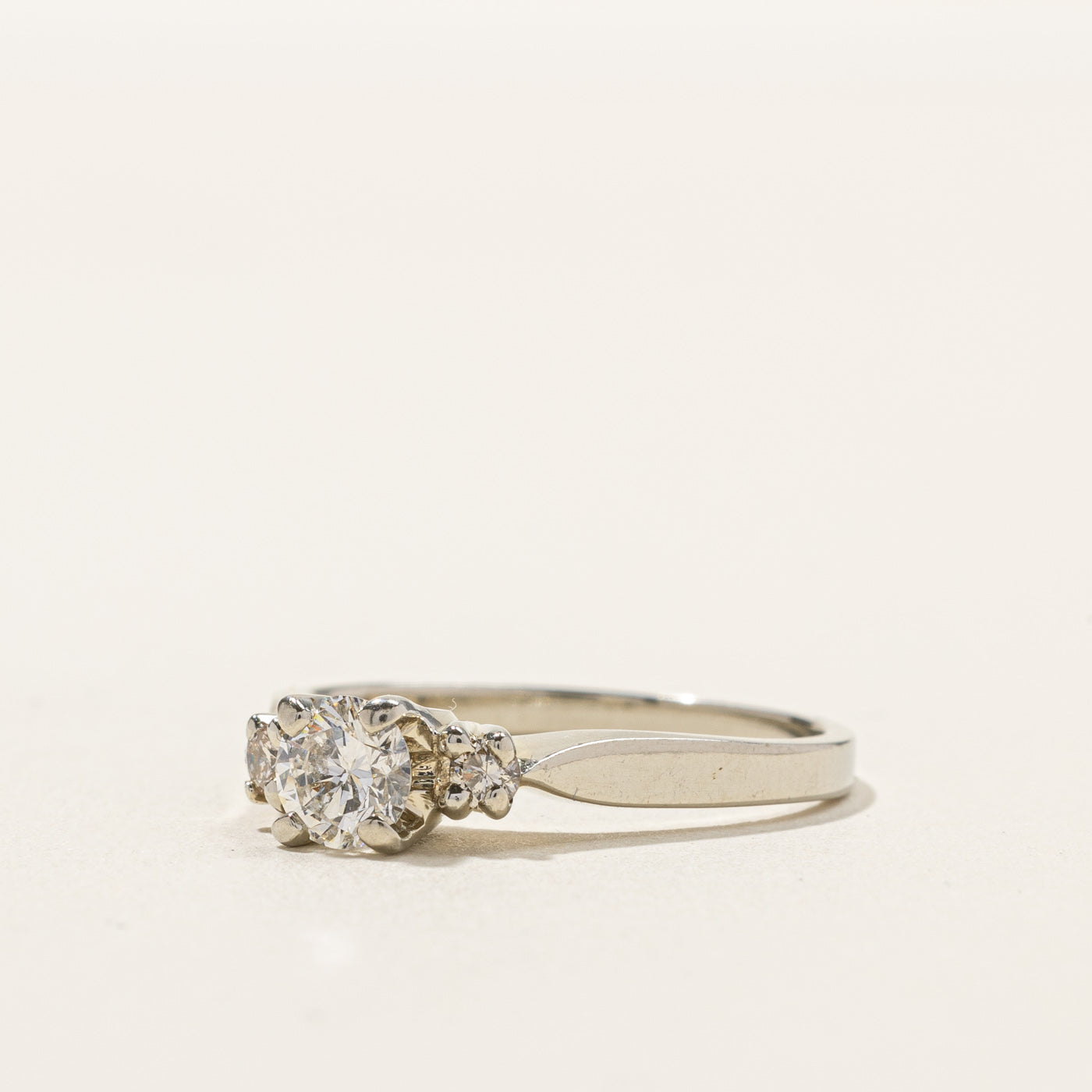 0.50ctw Three Stone Diamond Ring - Size 6.5 | Elegant Engagement, Wedding & Anniversary Jewelry Gift for Women