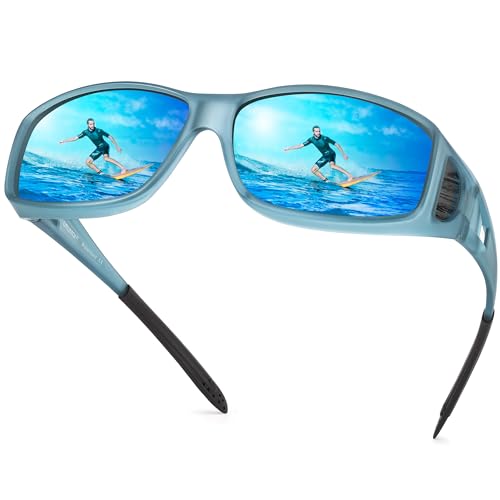 A25 Matte Blue Frame/Blue Mirrored Lens