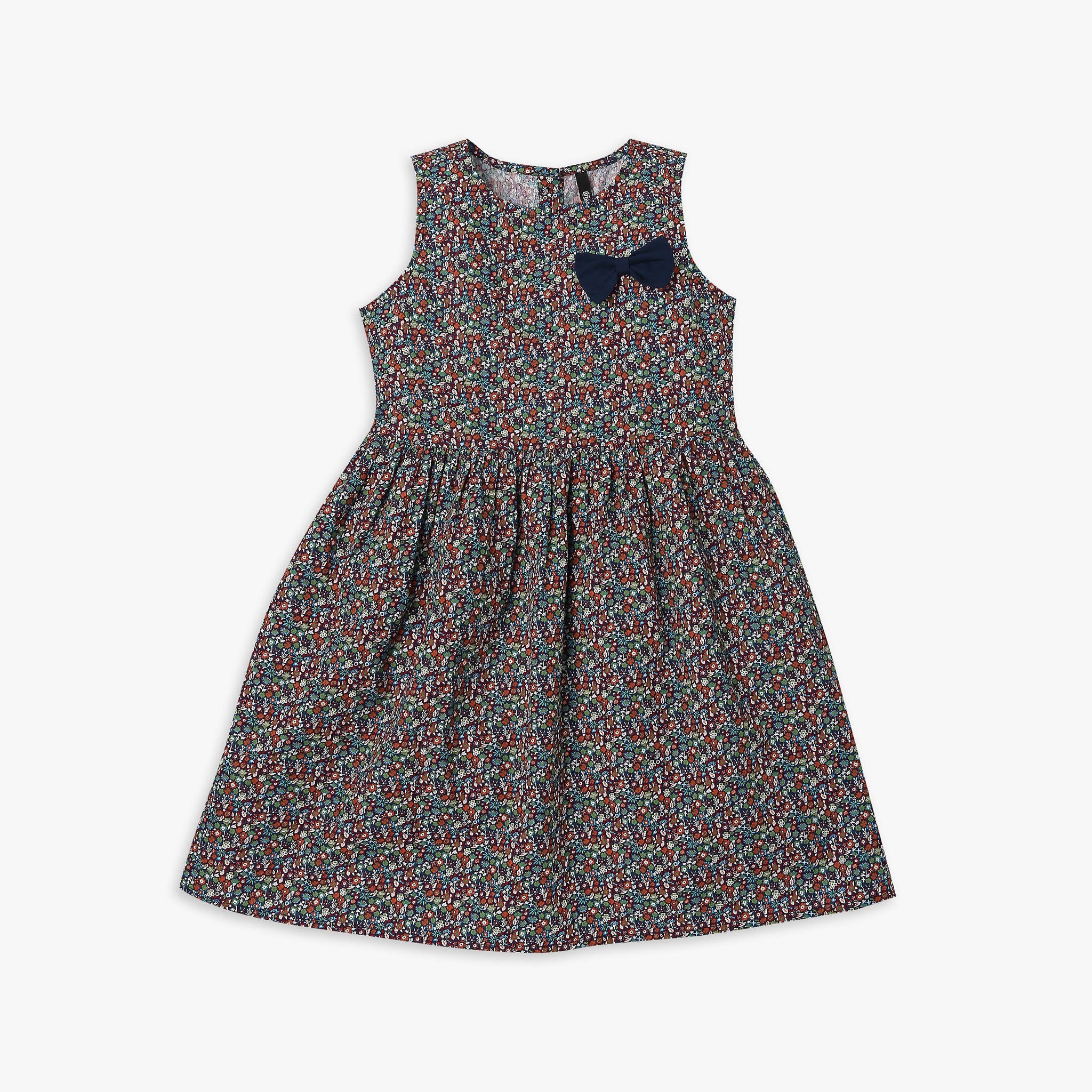 Girl's Regular Fit Printed Dress - Cute & Comfortable for School, Parties & Everyday Wear