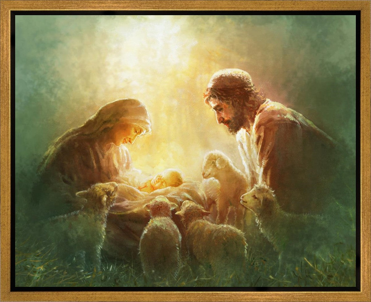 Immanuel Gallery Wrap Canvas - Premium Stretched Canvas Art for Home & Office Decor - Perfect for Living Room, Bedroom, and Office Wall Decor