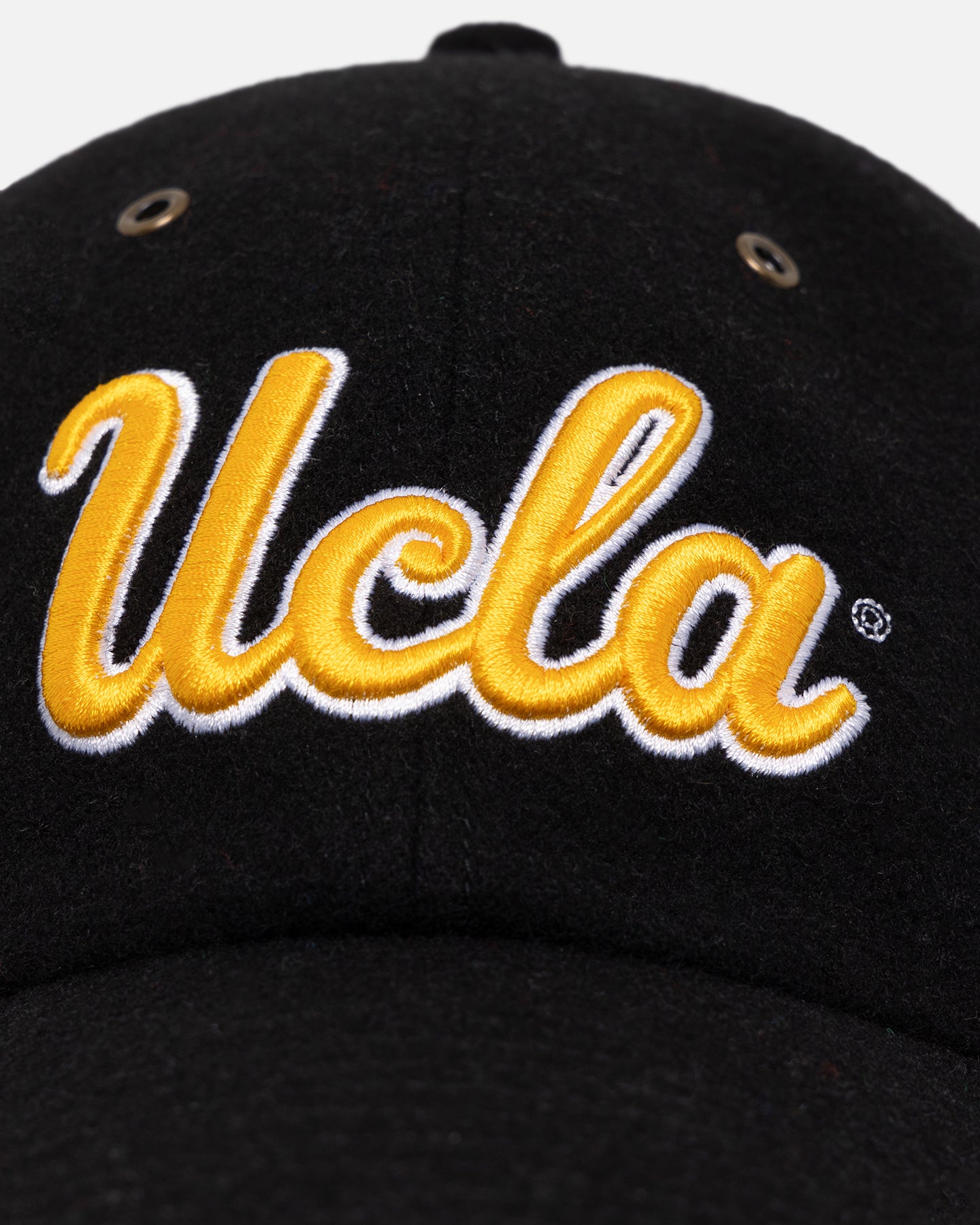 47 Brand UCLA Bruins Wooly Clean Up Strapback Black Hat - Adjustable Snapback for Men & Women - Perfect for Game Day, Tailgating, and College Fan Gear