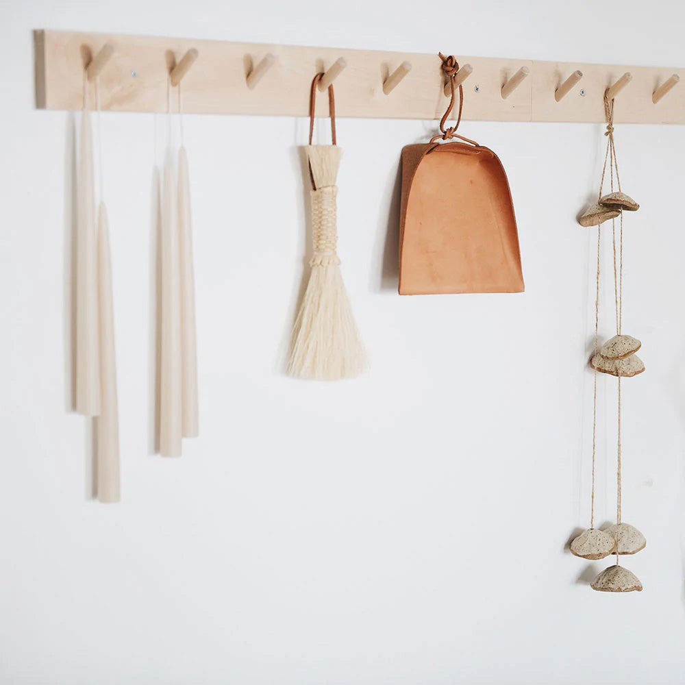 Premium Brown Stoneware Chime - Handcrafted Ceramic Wind Chime for Outdoor Garden, Patio & Home Decor - Soothing Sounds for Relaxation & Meditation