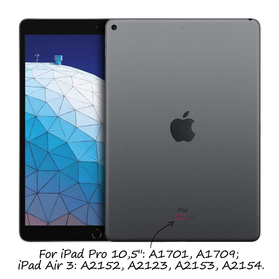 360 Smart Flip Cover for iPad Pro 10.5