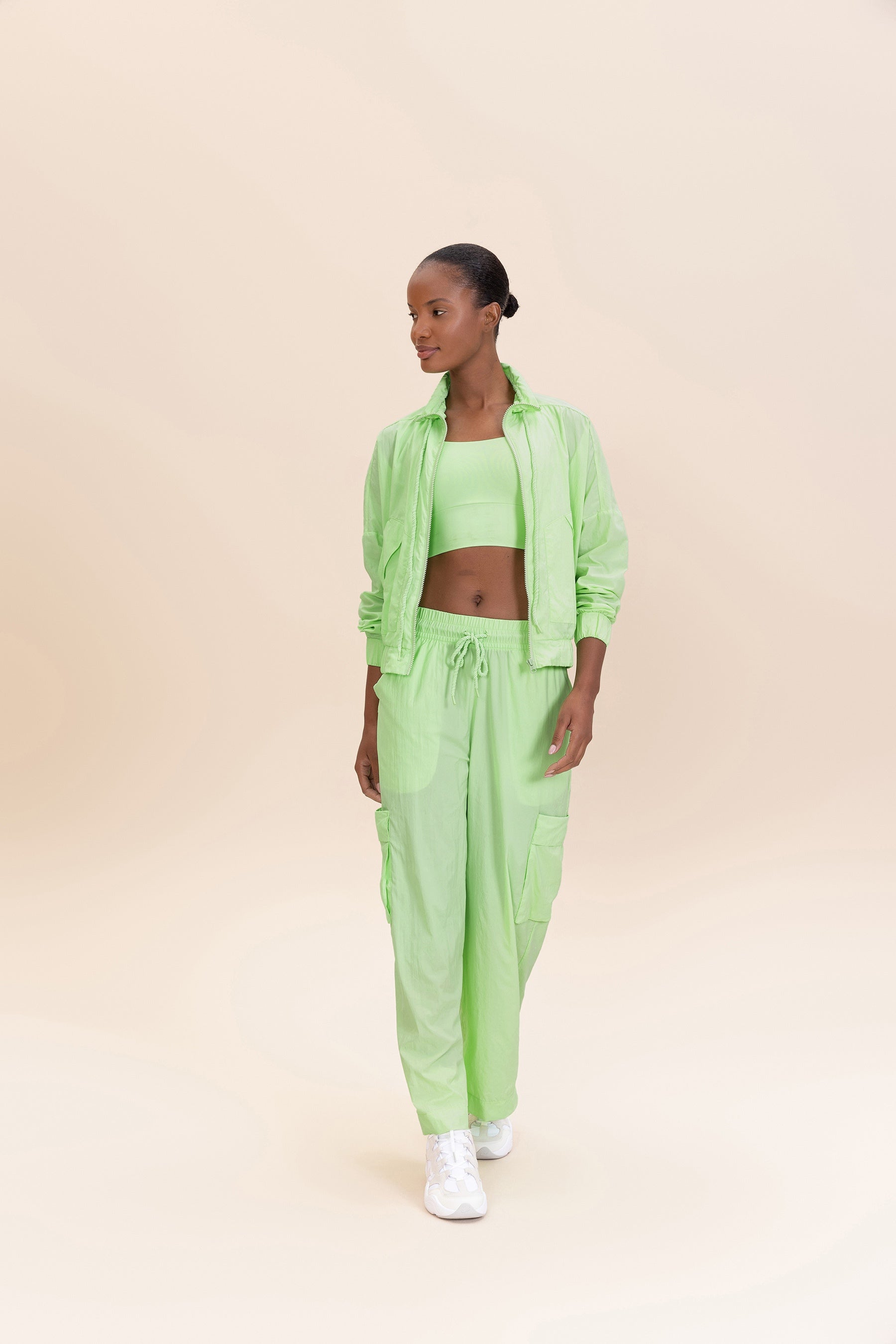 Stylish Nylon Net Straight Leg Pants for Women - Breathable & Comfortable Stretch Trousers - Perfect for Casual Wear, Office, and Travel