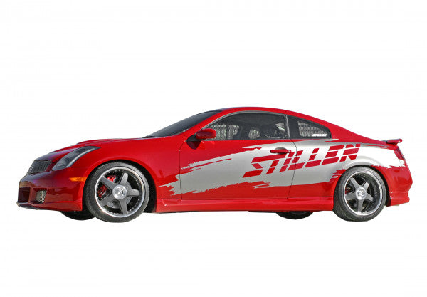 2003-2007 Infiniti G35 Coupe 4-Piece Body Kit - Front & Rear Bumper Lip, Side Skirts - Style Upgrade for Sports Car Enthusiasts - Perfect for Street Racing & Car Shows