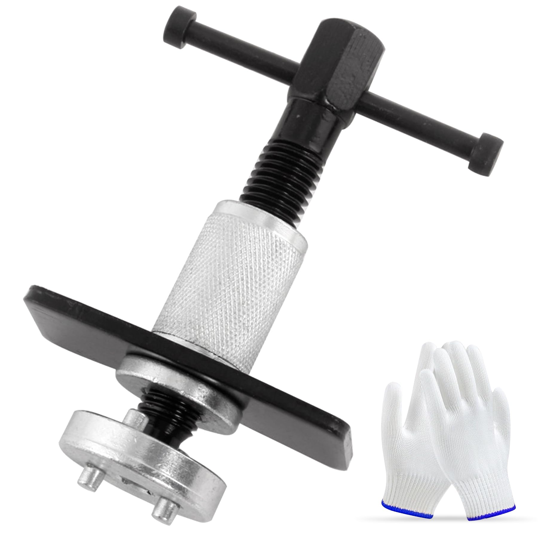 Brake Caliper Piston Rewind Tool - Professional Car Rear Brake Pad Wind Back Kit with Right Handle Set for Brake Caliper Service | Perfect for DIY Brake Pad Replacement & Automotive Repair