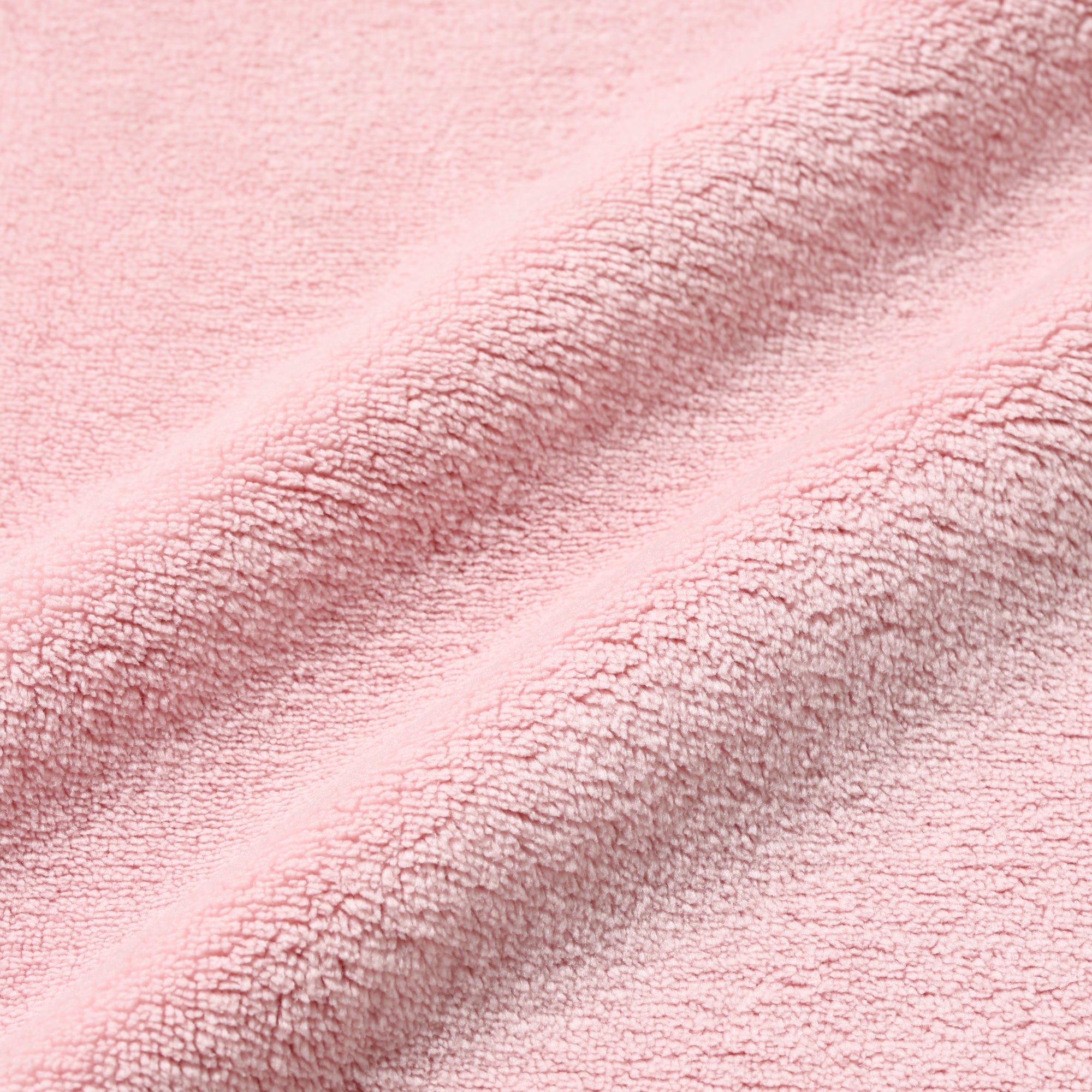 Soft Microfiber Face Towel - Scallop Edge Pink - Gentle Exfoliating & Makeup Removal - Perfect for Skincare, Travel & Gym Use
