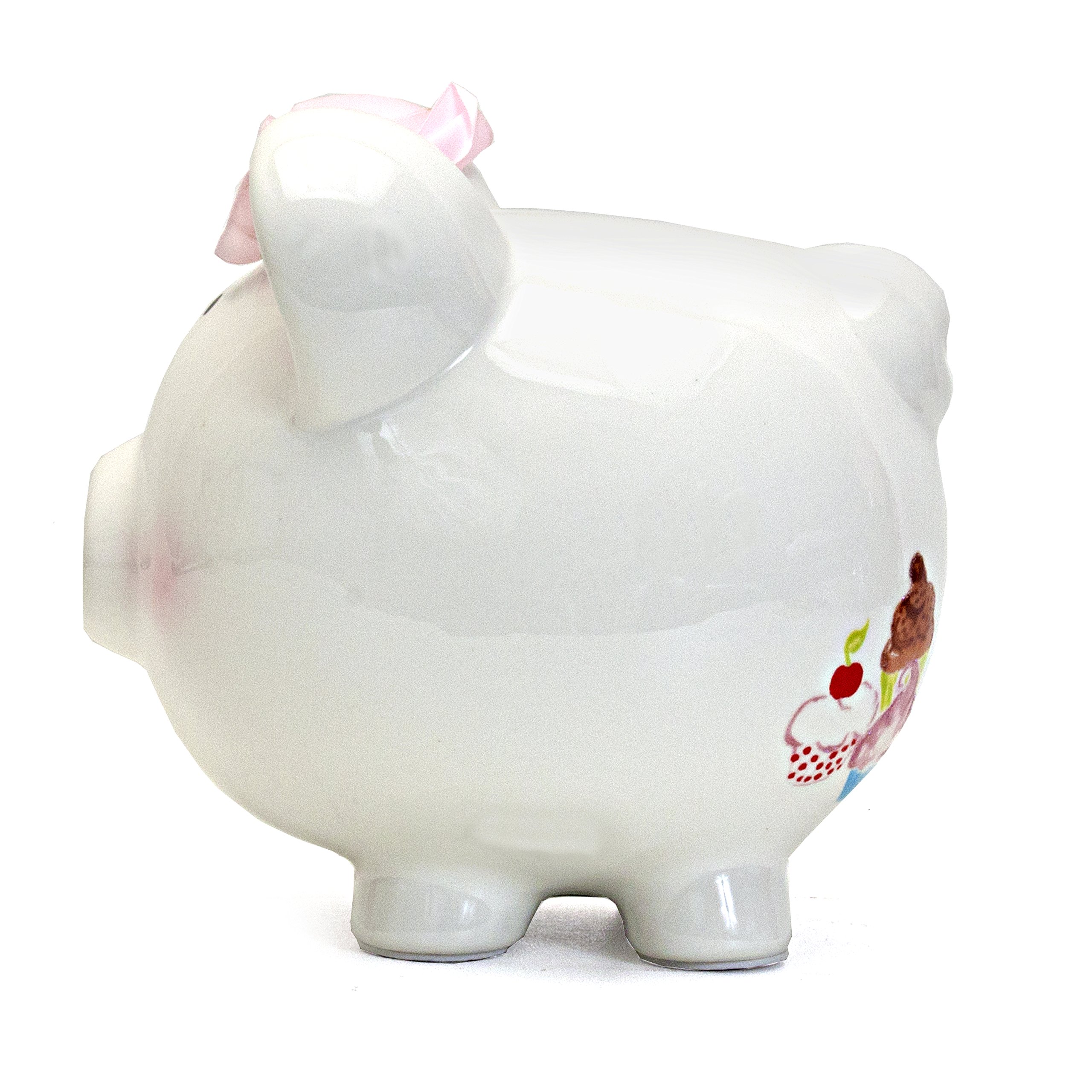 Ceramic Piggy Bank for Kids - Sprinkle Cupcake Design, Cute Money Saving Bank for Girls & Boys | Perfect Gift for Birthdays, Christmas & Savings Goals